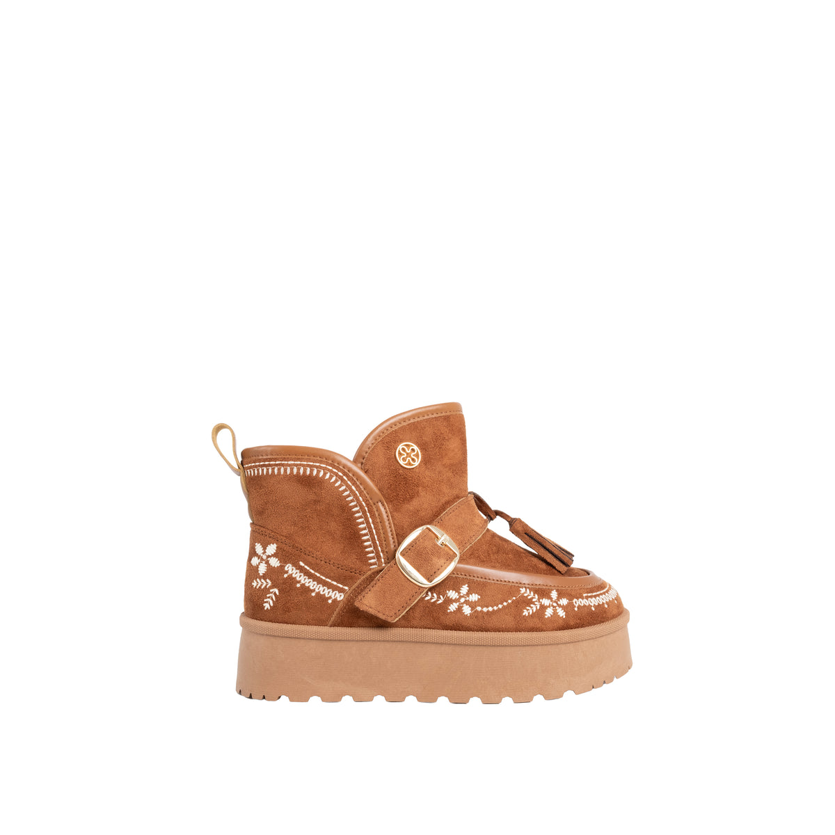 V73 Tronchetto Morganite Boot Cuoio