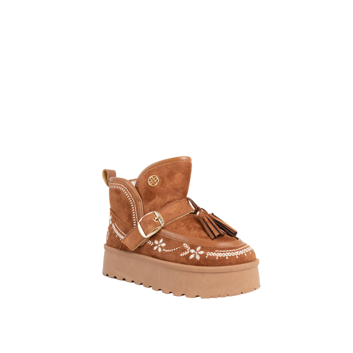 V73 Tronchetto Morganite Boot Cuoio