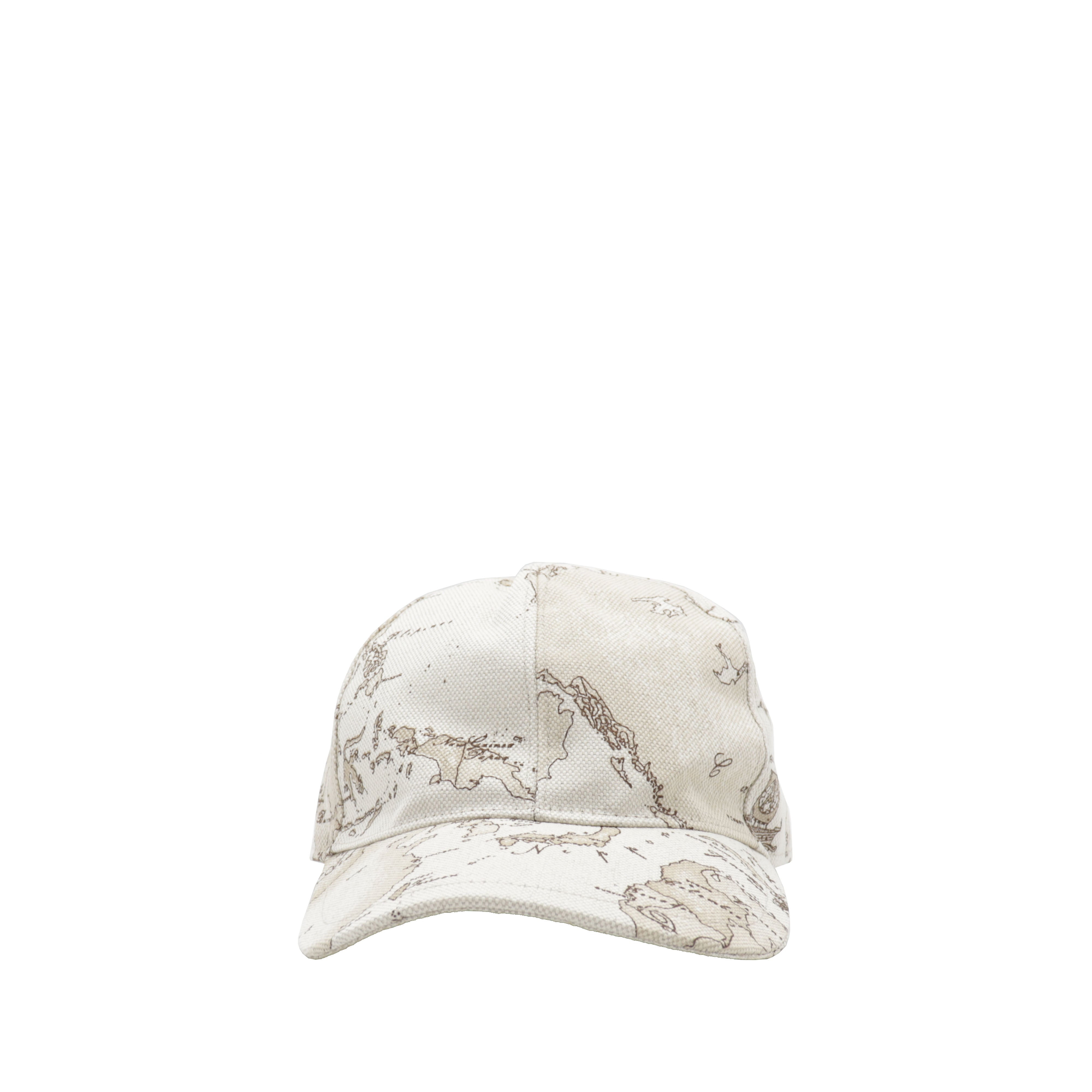 Alviero Martini Prima Classe Cappello Baseball Mistolino Geo Safari Rafia