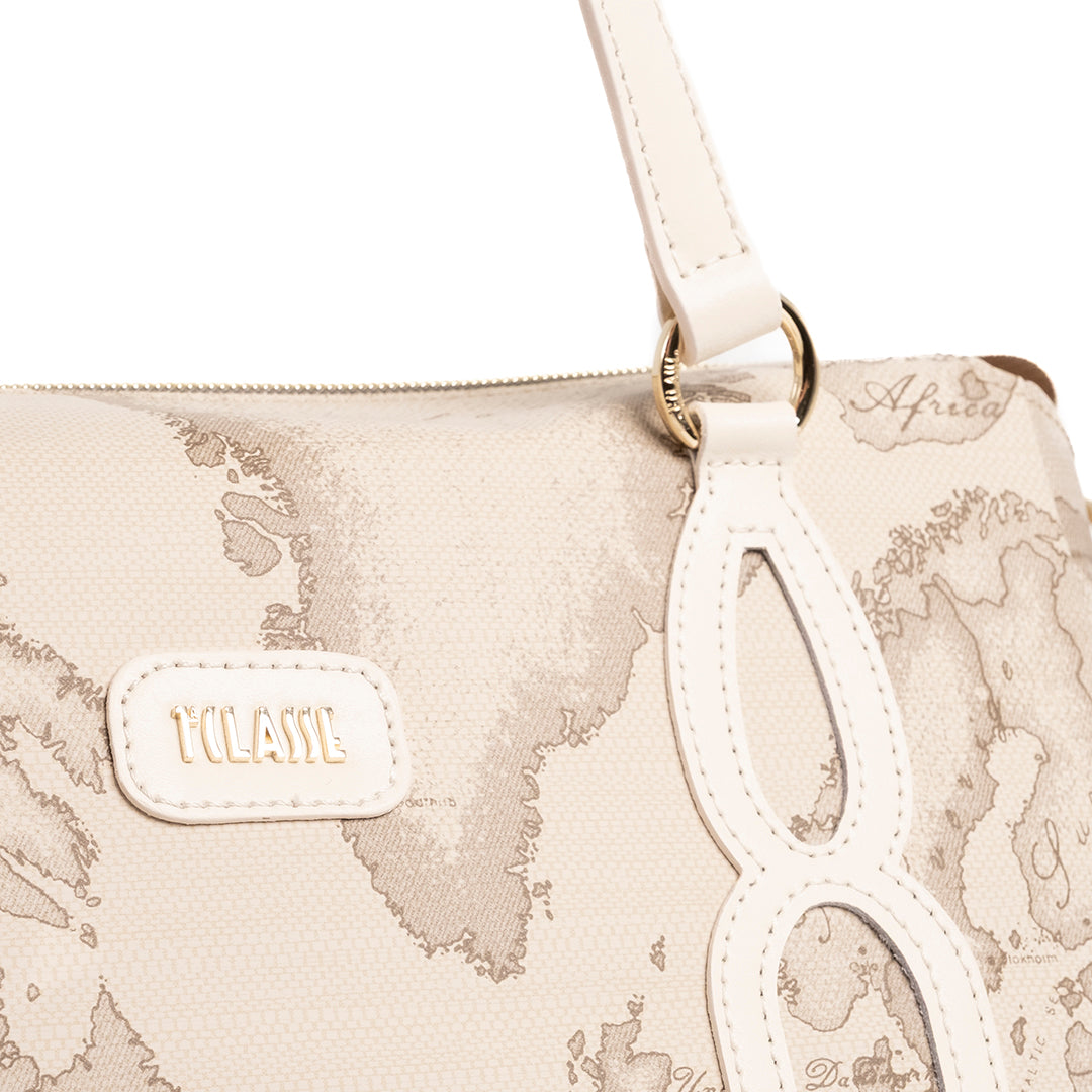 Alviero Martini Prima Classe Borsa a Mano con Tracolla Rafia