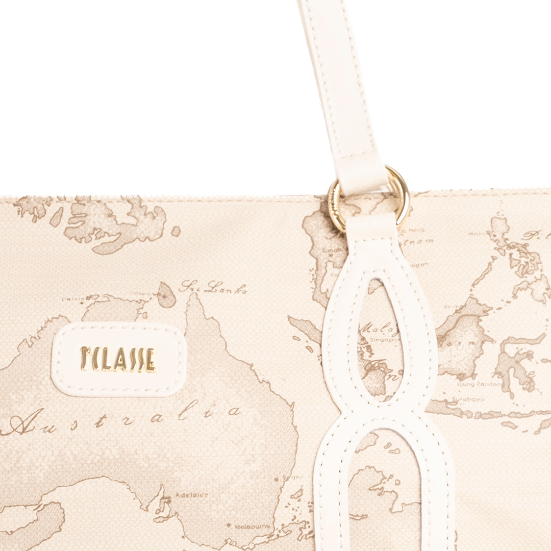 Alviero Martini Prima Classe Borsa Shopper Rafia
