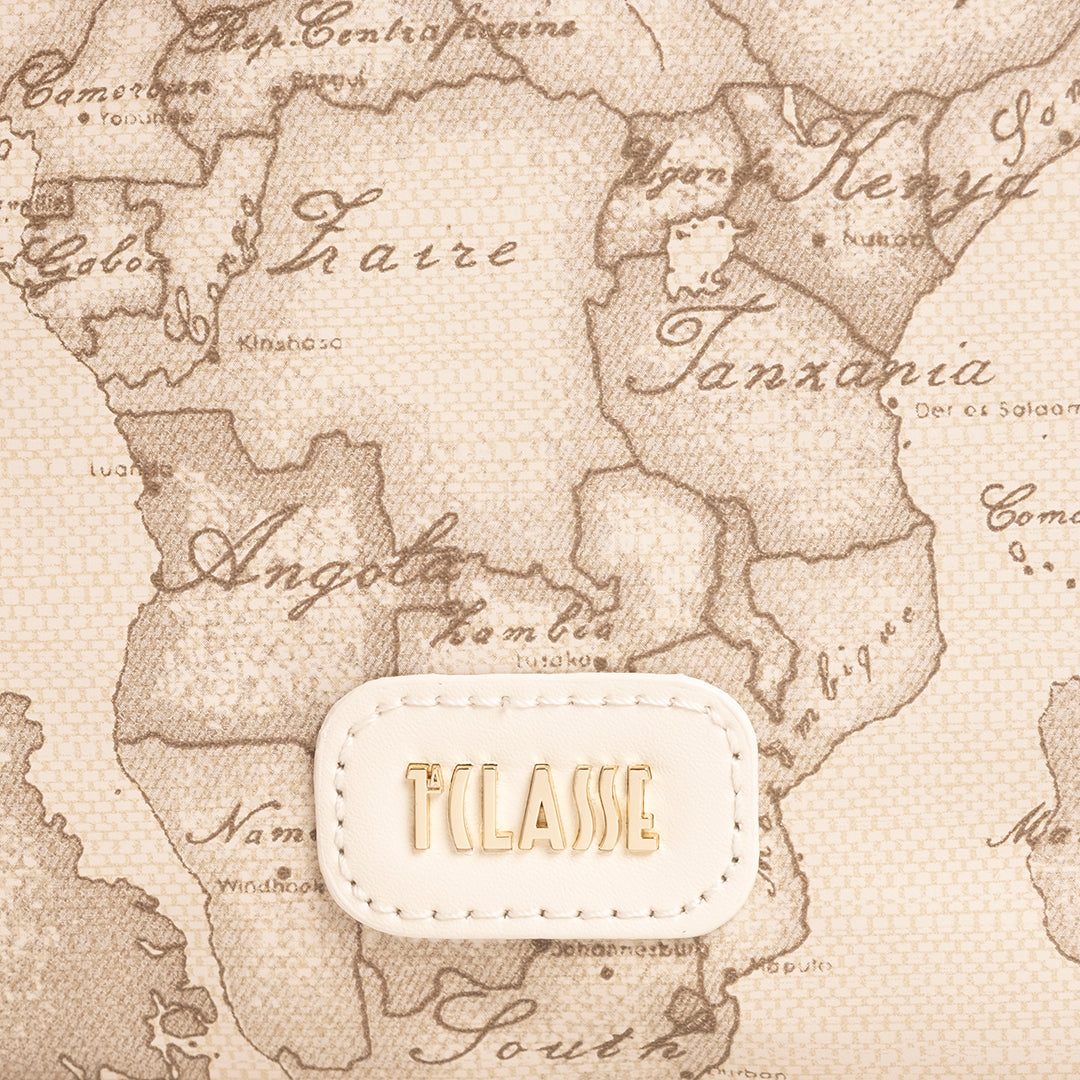 Alviero Martini Prima Classe Tracollina Geo Rafia