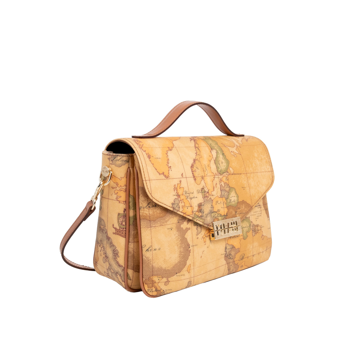 Alviero Martini Borsa a Mano con Tracolla Staccabile Naturale