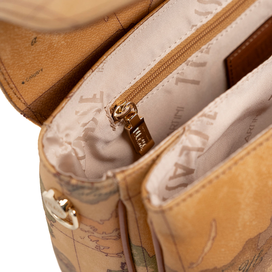 Alviero Martini Borsa a Mano con Tracolla Staccabile Naturale