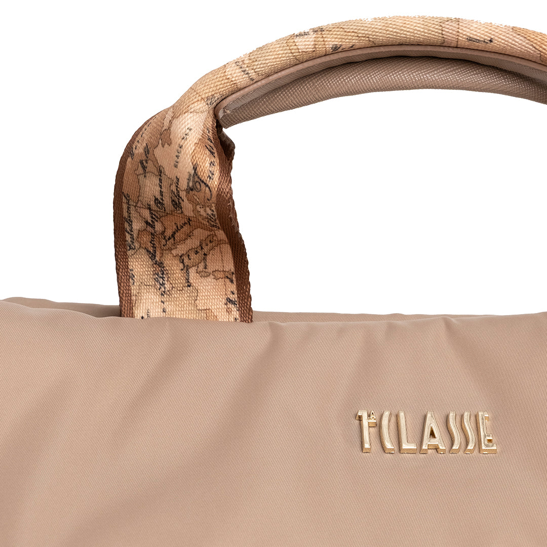 Alviero Martini Prima Classe Borsa a mano con tracolla Greige