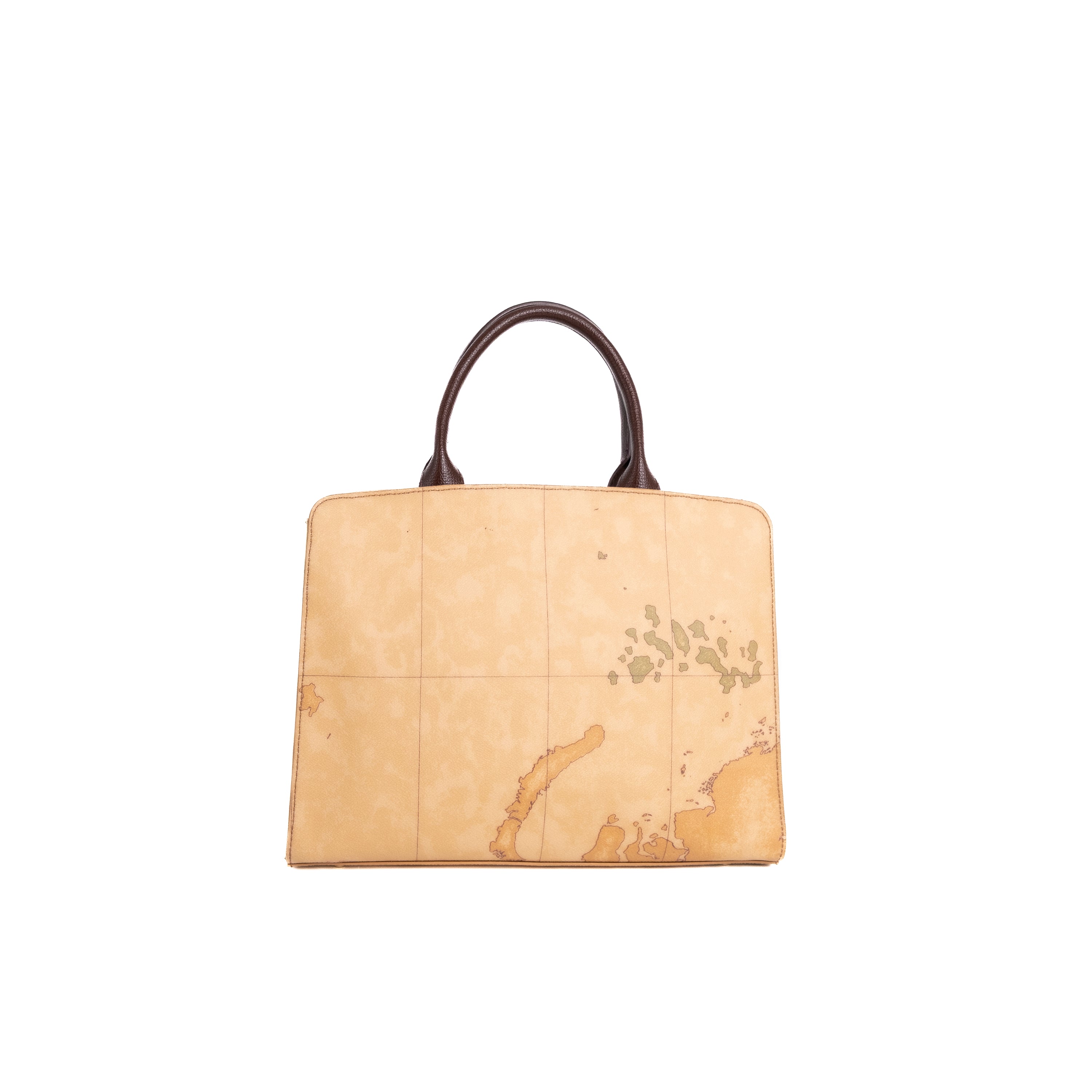 Alviero Martini Prima Classe Borsa a Mano c / Tracolla Mogano
