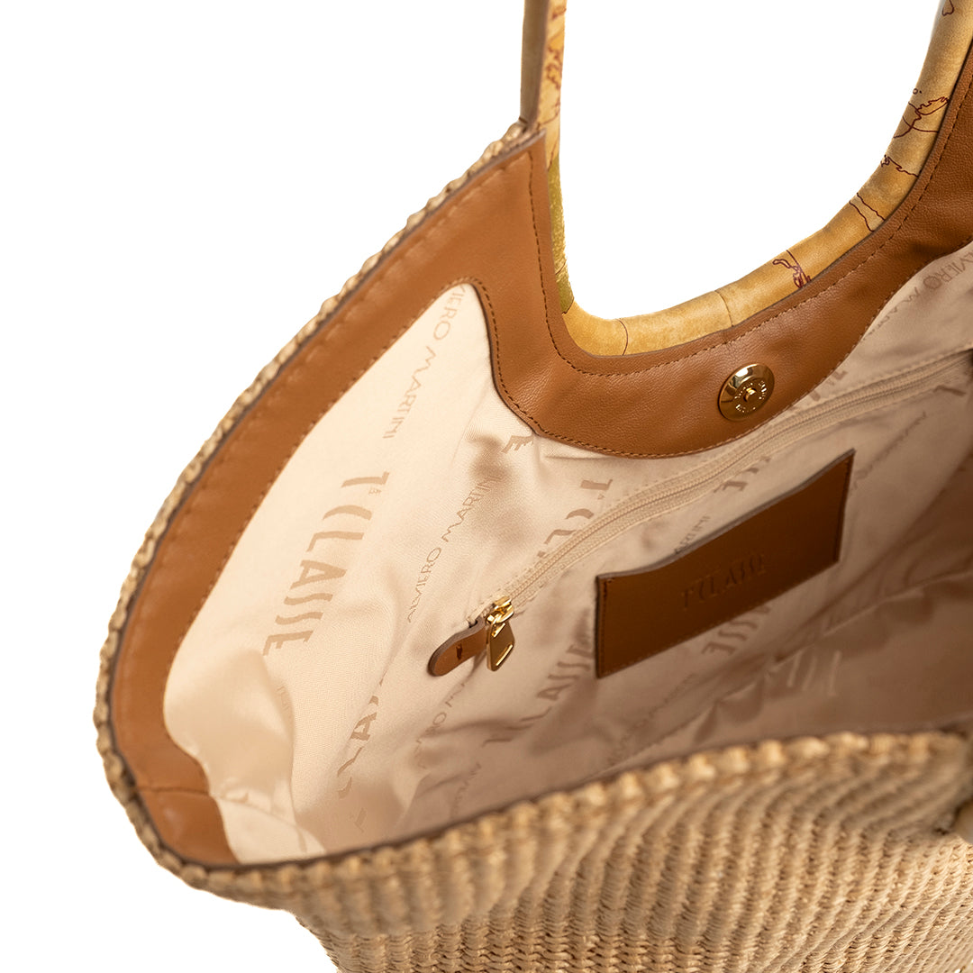 Alviero Martini Prima Classe Borsa Shopping Naturale