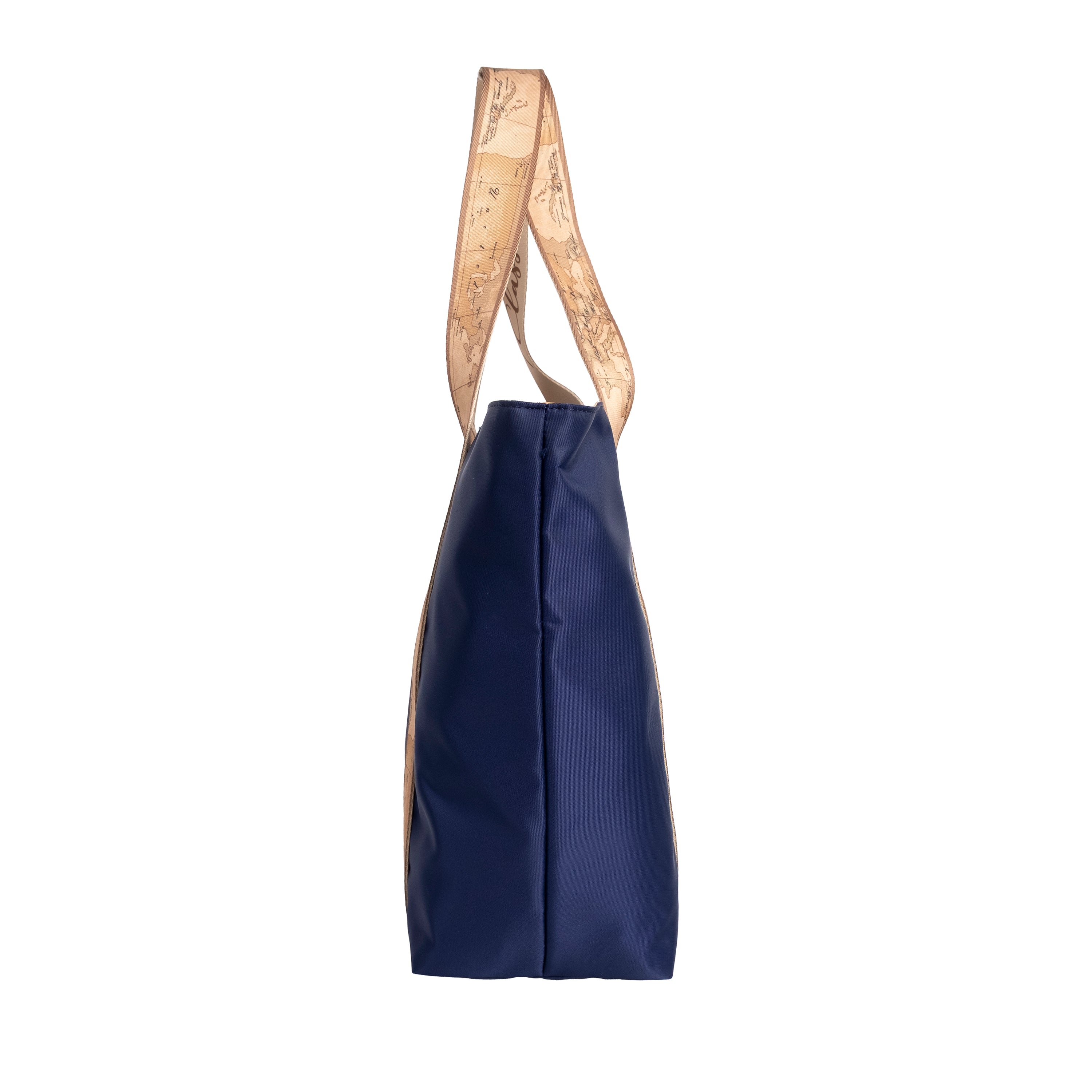 Alviero Martini Prima Classe Borsa Shopping Reversibile Blu Notte