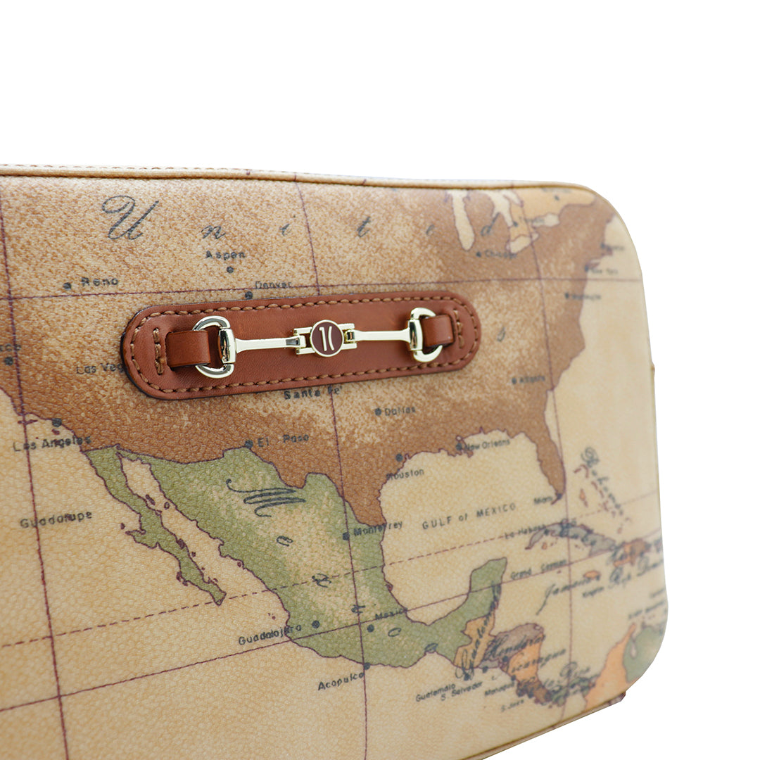 Alviero Martini Prima Classe Natural Reporter Shoulder Bag