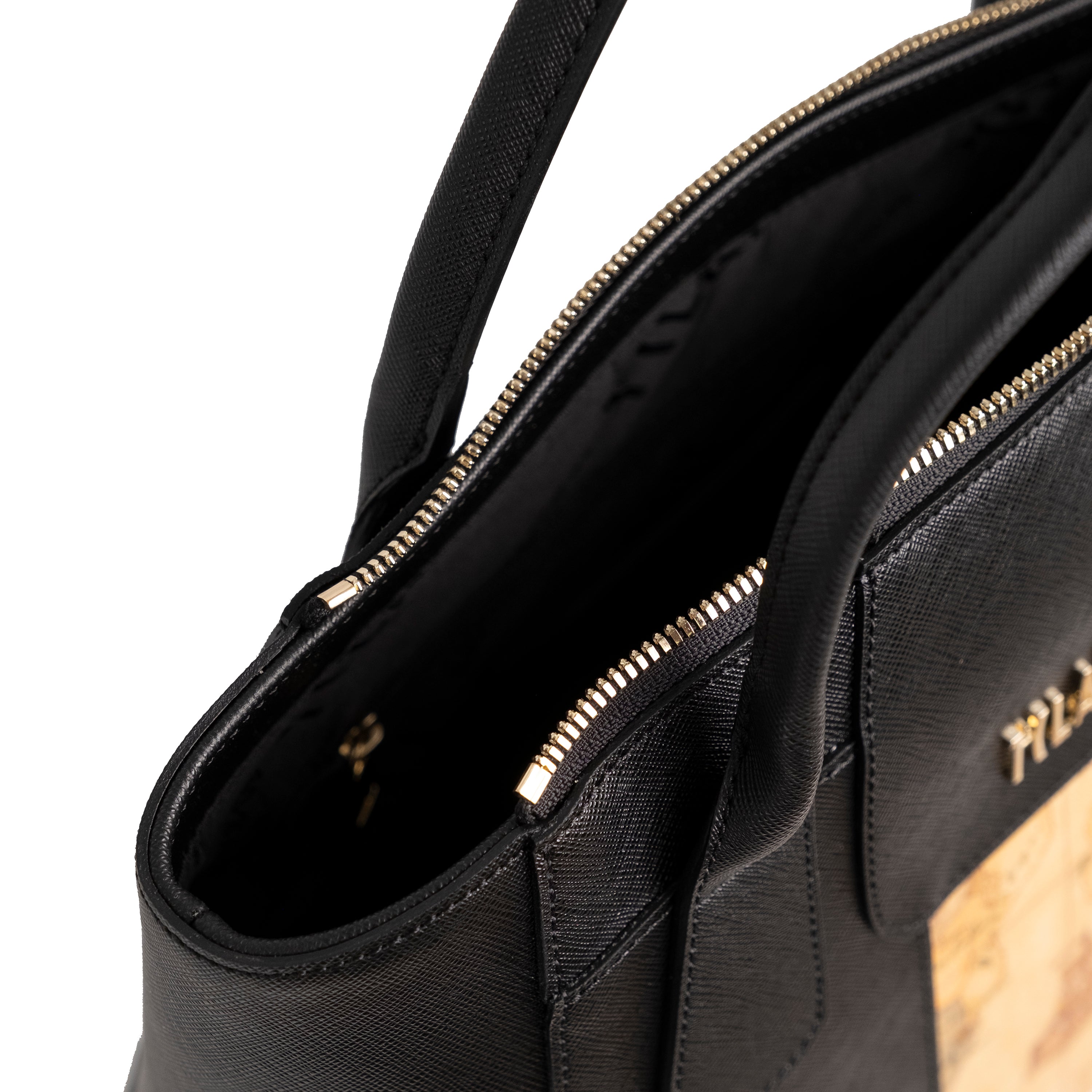 Alviero Martini Prima Classe Borsa a Mano Grande con Tracolla Naturale