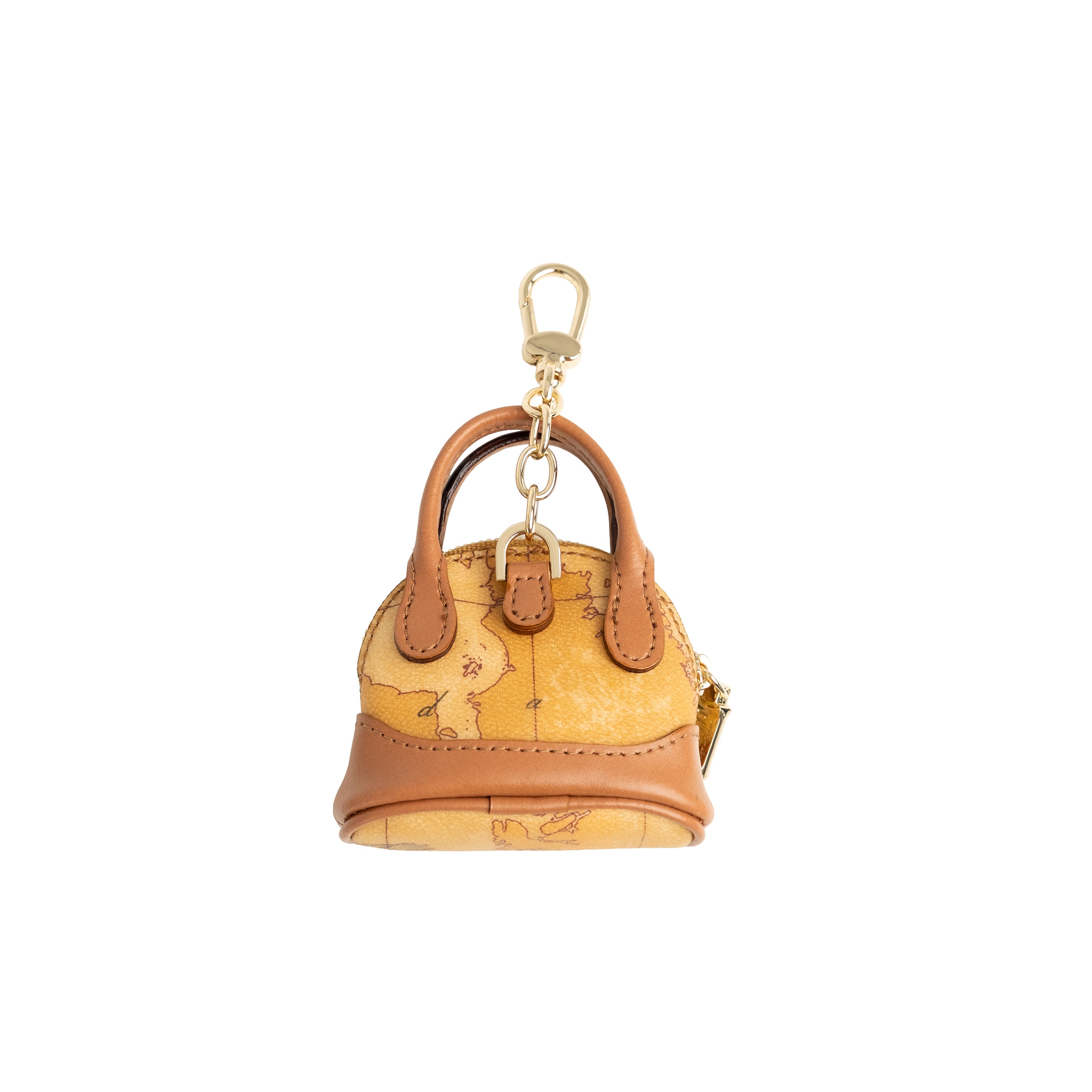 Alviero Martini Prima Classe Charm Mini-Borsa a Mano Naturale
