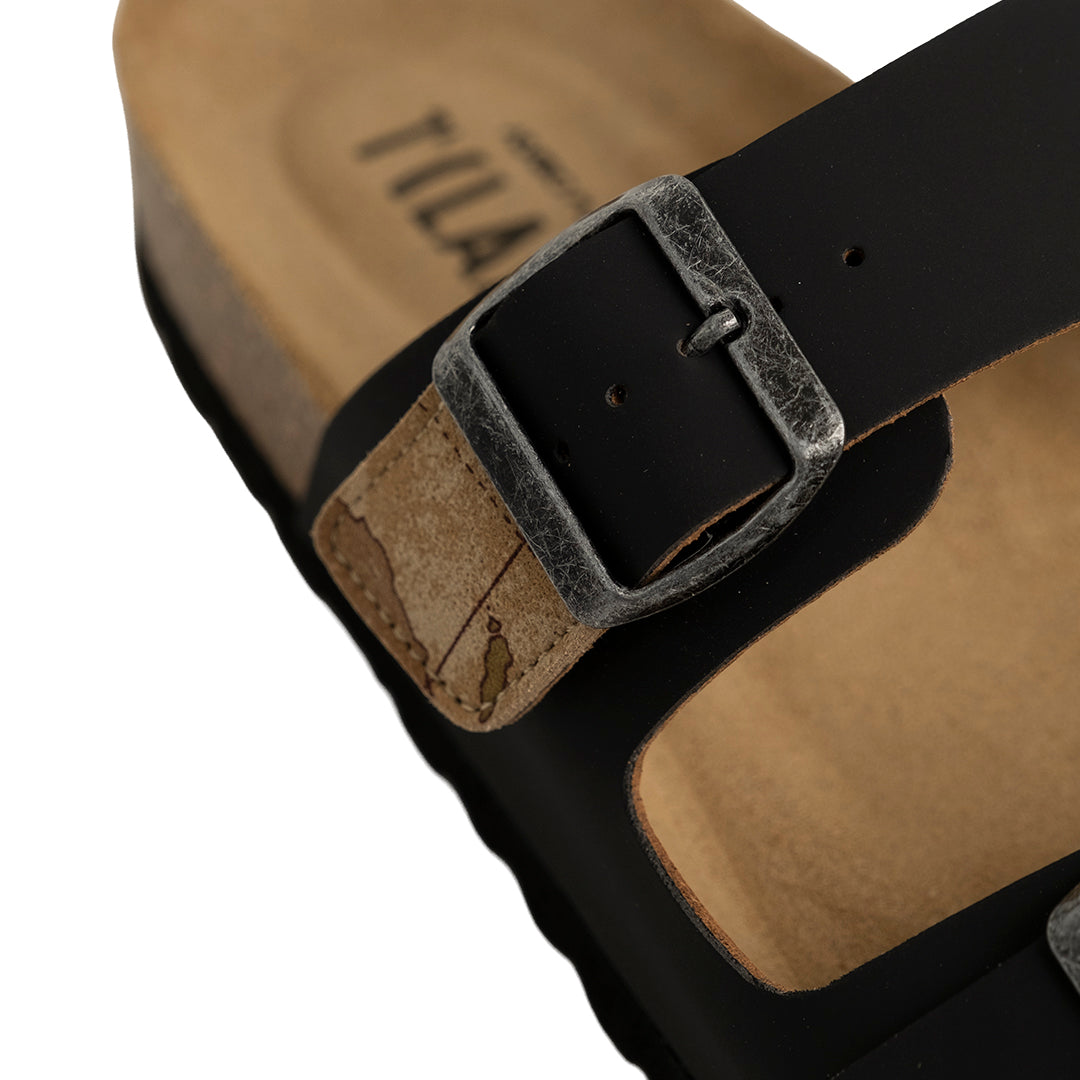 Alviero Martini Prima Classe Ciabatta Uomo Nero