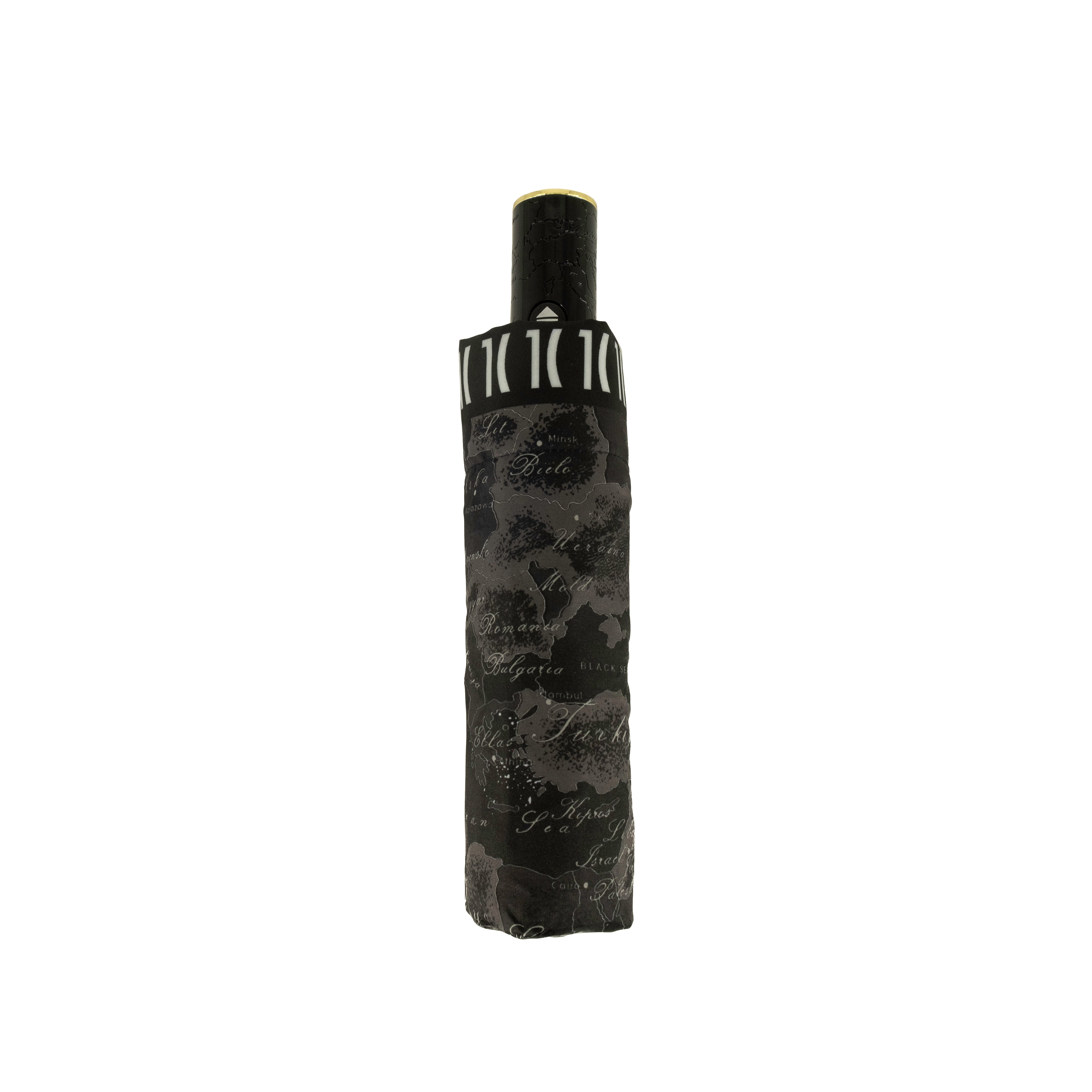 Alviero Martini Prima Classe Ombrello mini aoc "Geo" Nero
