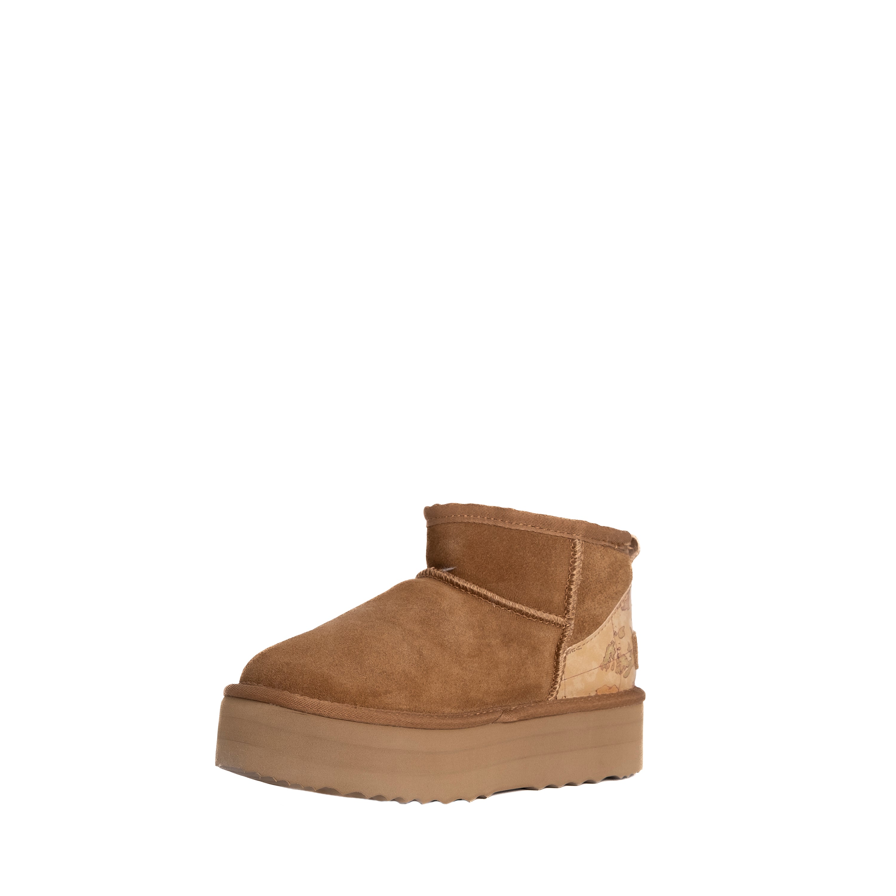 Alviero Martini Prima Classa Stivaletto Imbottito Tronchetto Naturale