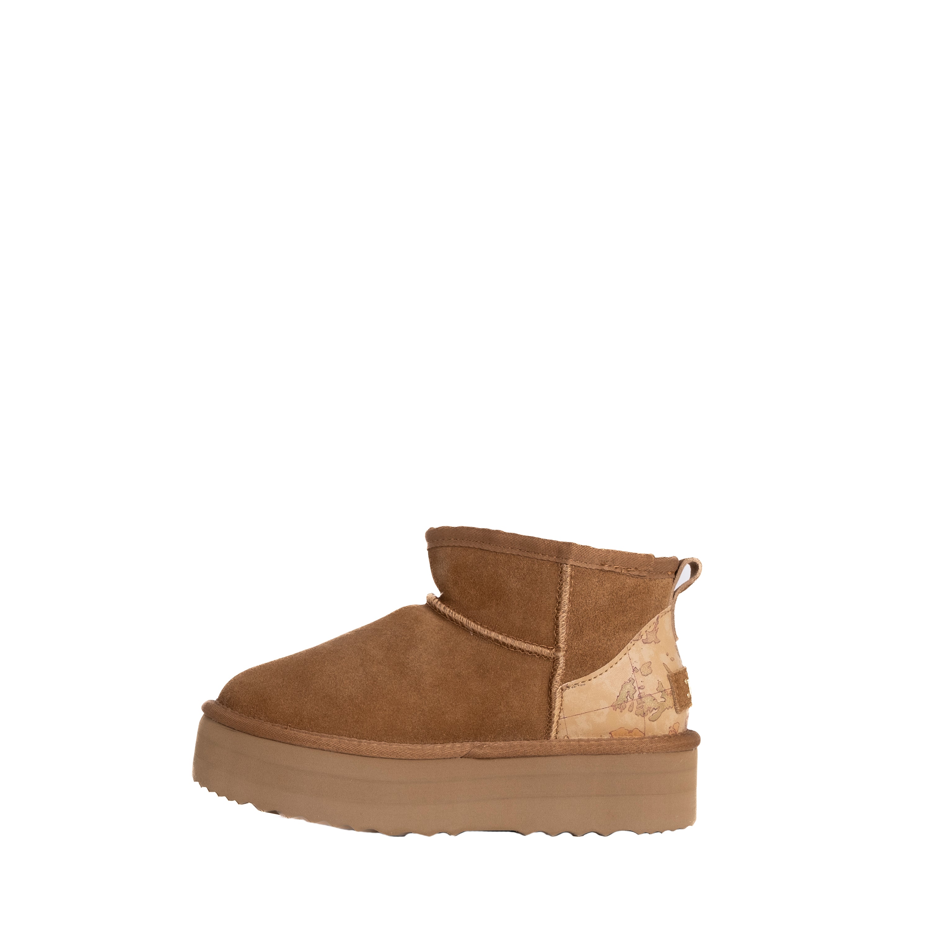 Alviero Martini Prima Classa Stivaletto Imbottito Tronchetto Naturale