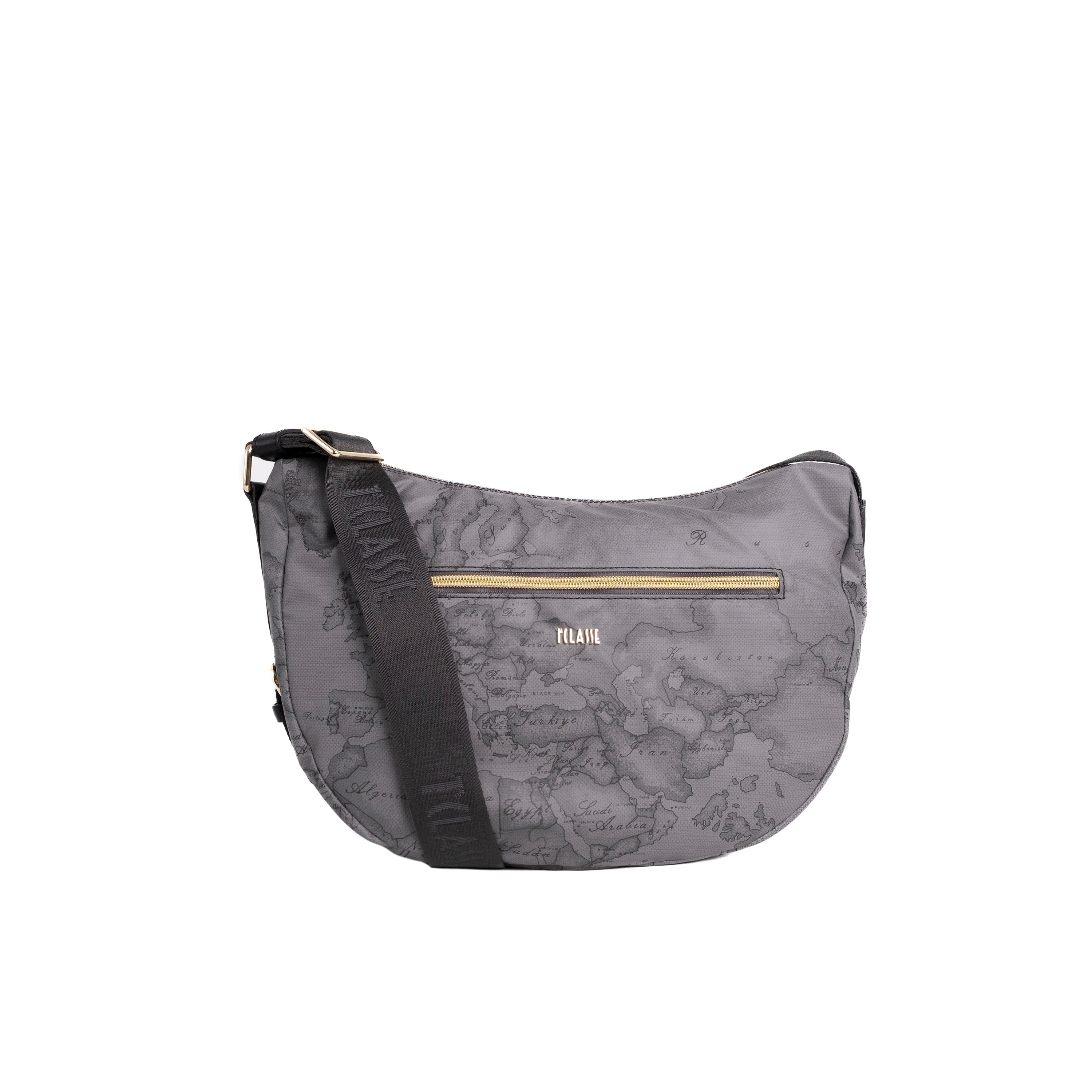 Alviero Martini Prima Classe Tracolla Grande Grigio Scuro