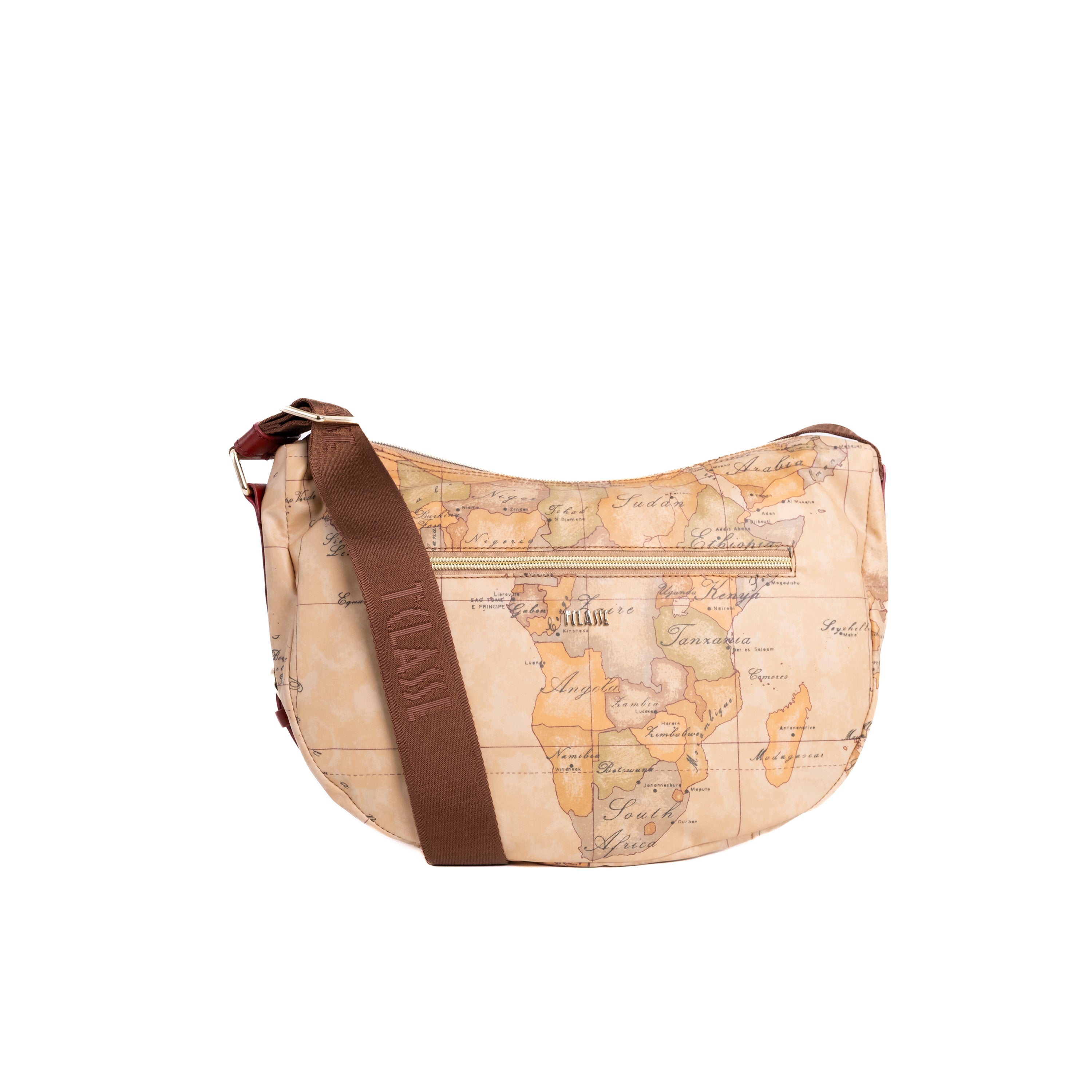 Alviero Martini Prima Classe Tracolla Grande Rosso Acero