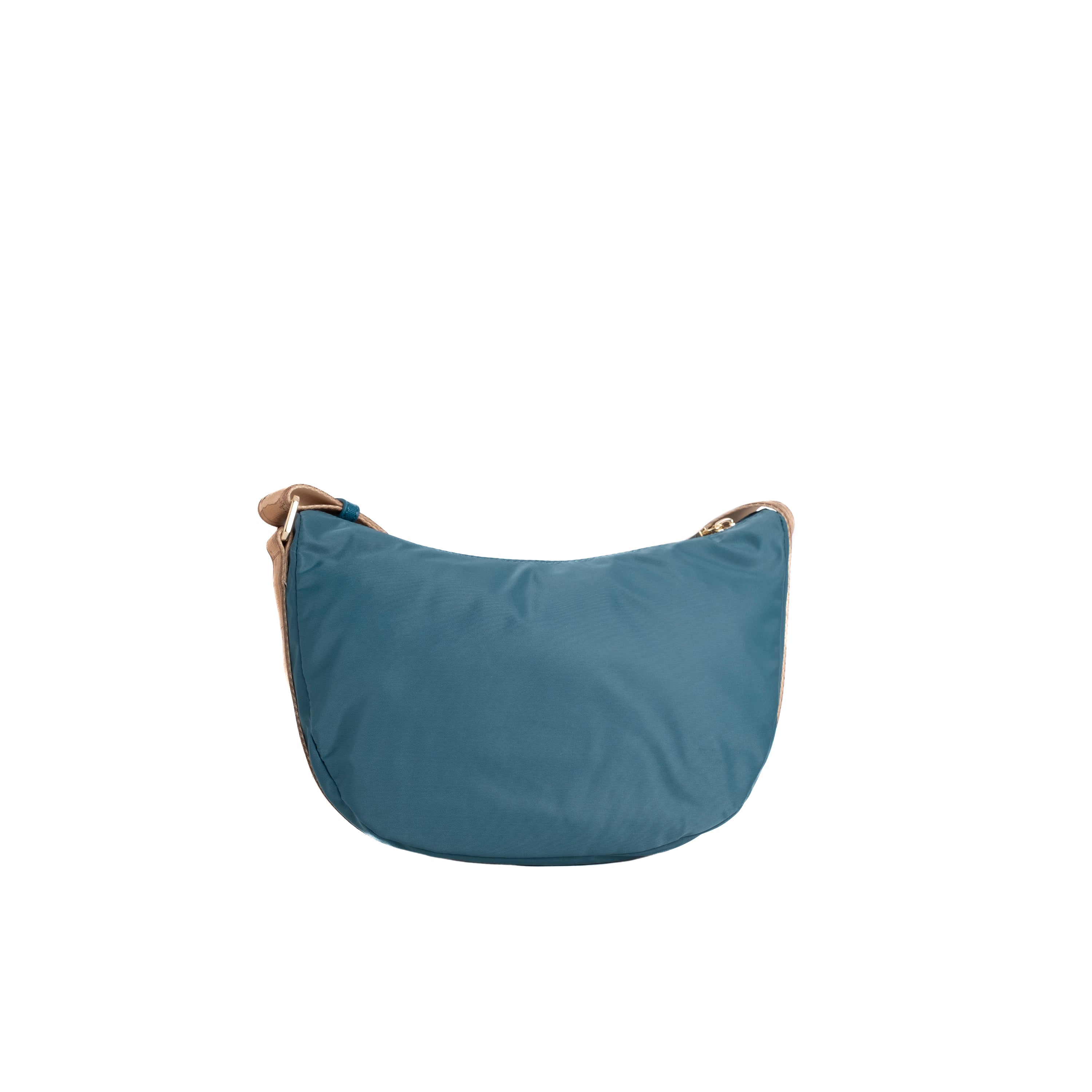 Alviero Martini Prima Classe Tracolla Mezzaluna Piccola Blu Pacifico