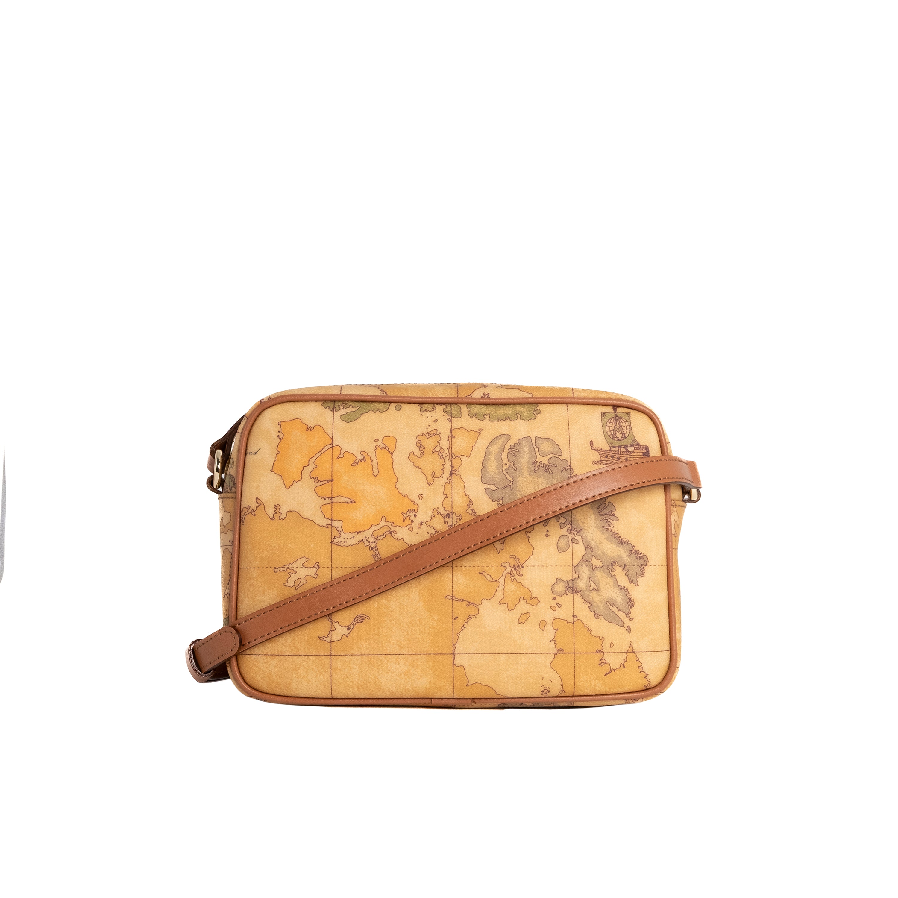 Alviero Martini Prima Classe Tracolla Reporter con Tasca Naturale