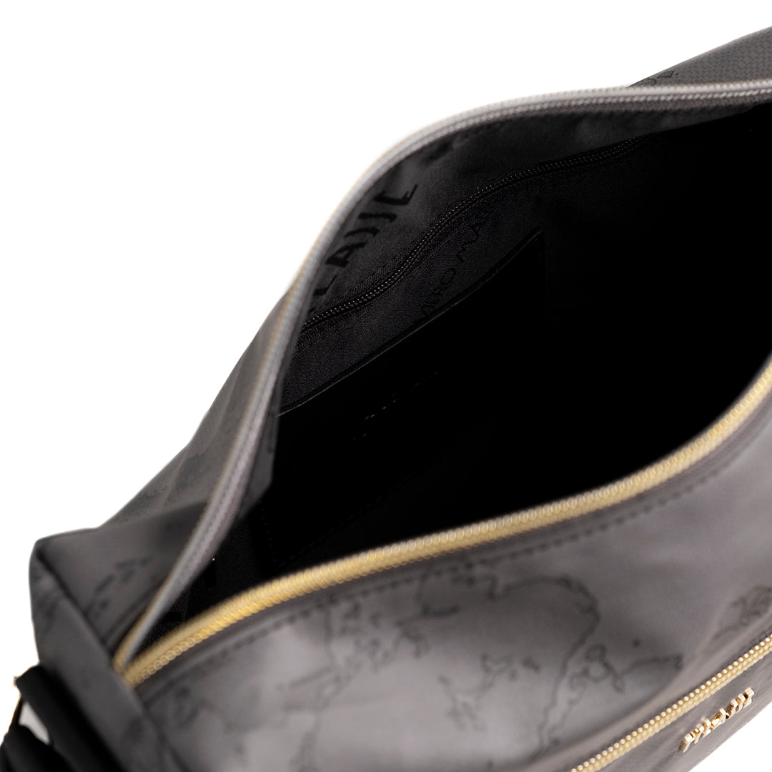 Alviero Martini Prima Classe Tracolla Grande Grigio Scuro