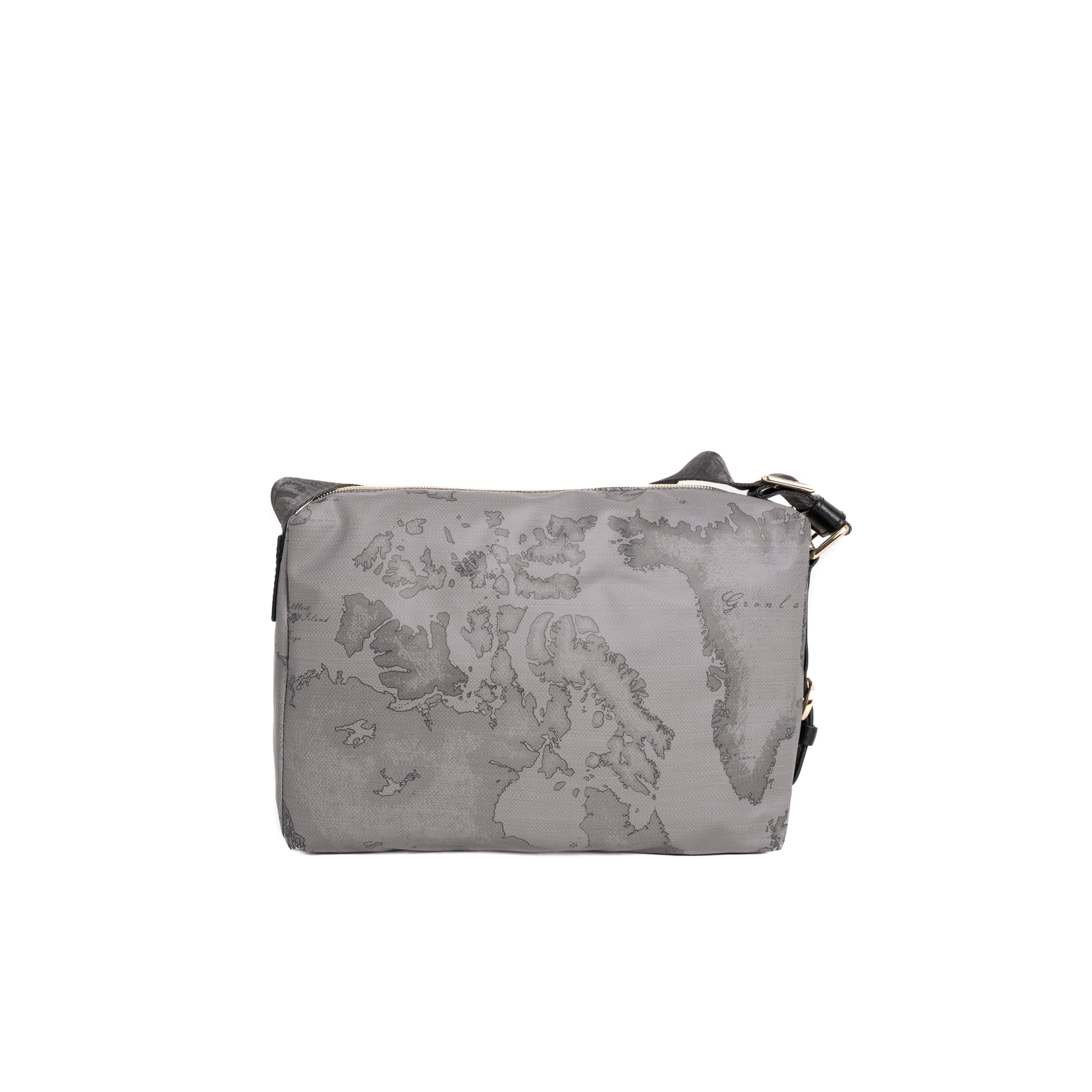 Alviero Martini Prima Classe Tracolla Grande Grigio Scuro