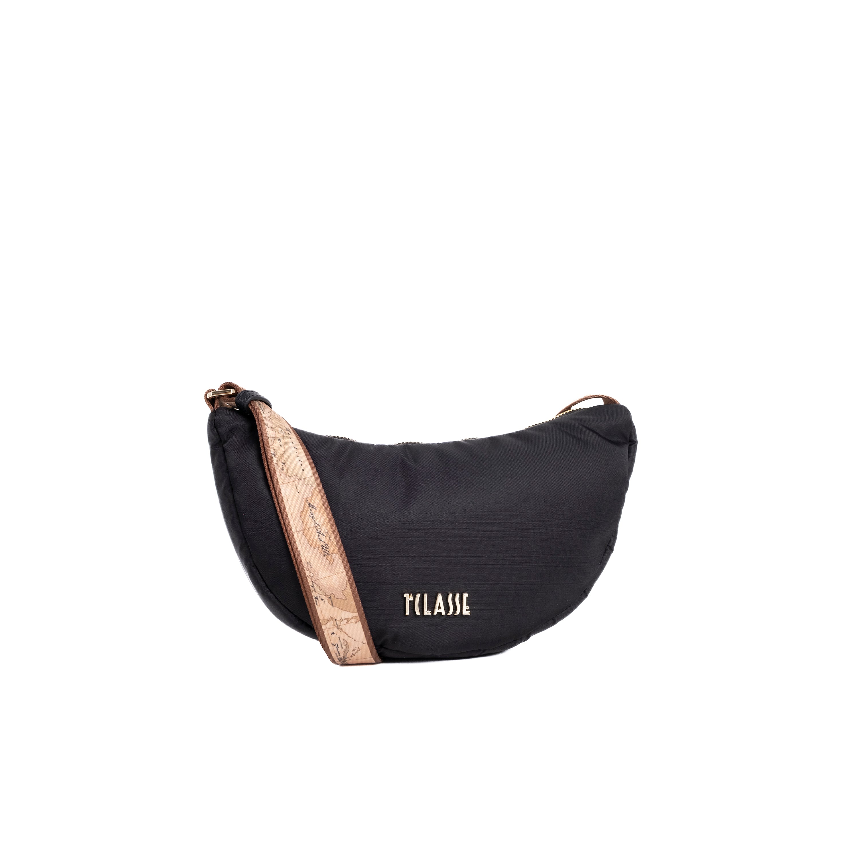 Alviero Martini Prima Classe Mini Tracolla Mezzaluna Nero