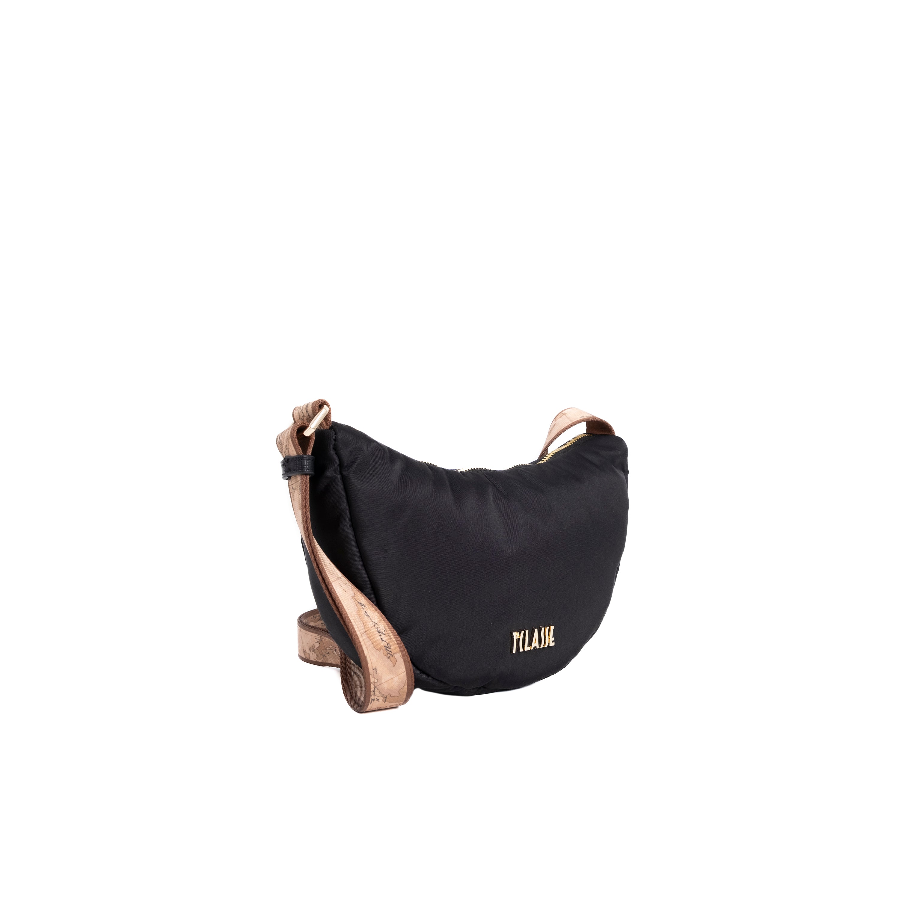 Alviero Martini Prima Classe Mini Tracolla Mezzaluna Nero