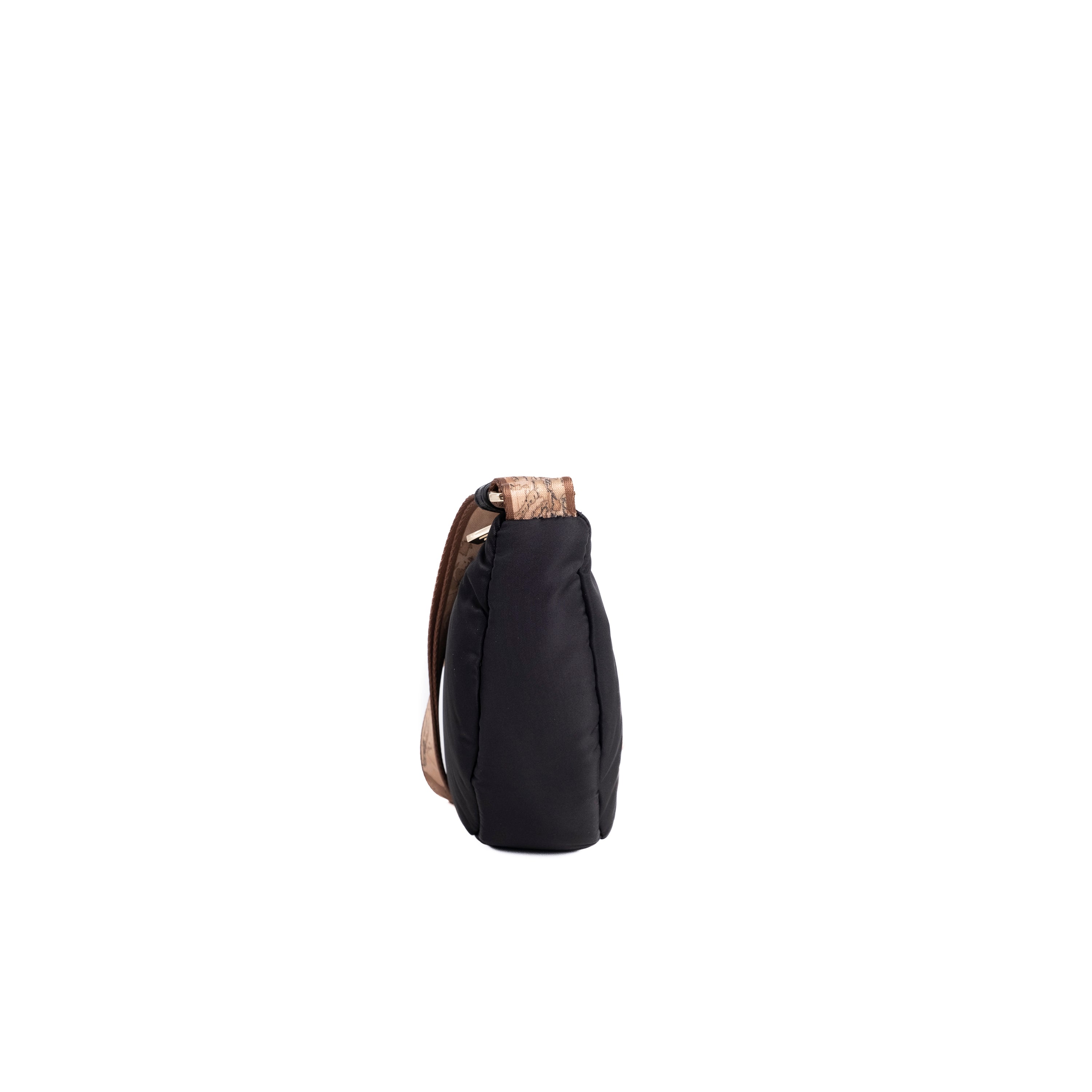 Alviero Martini Prima Classe Mini Tracolla Mezzaluna Nero