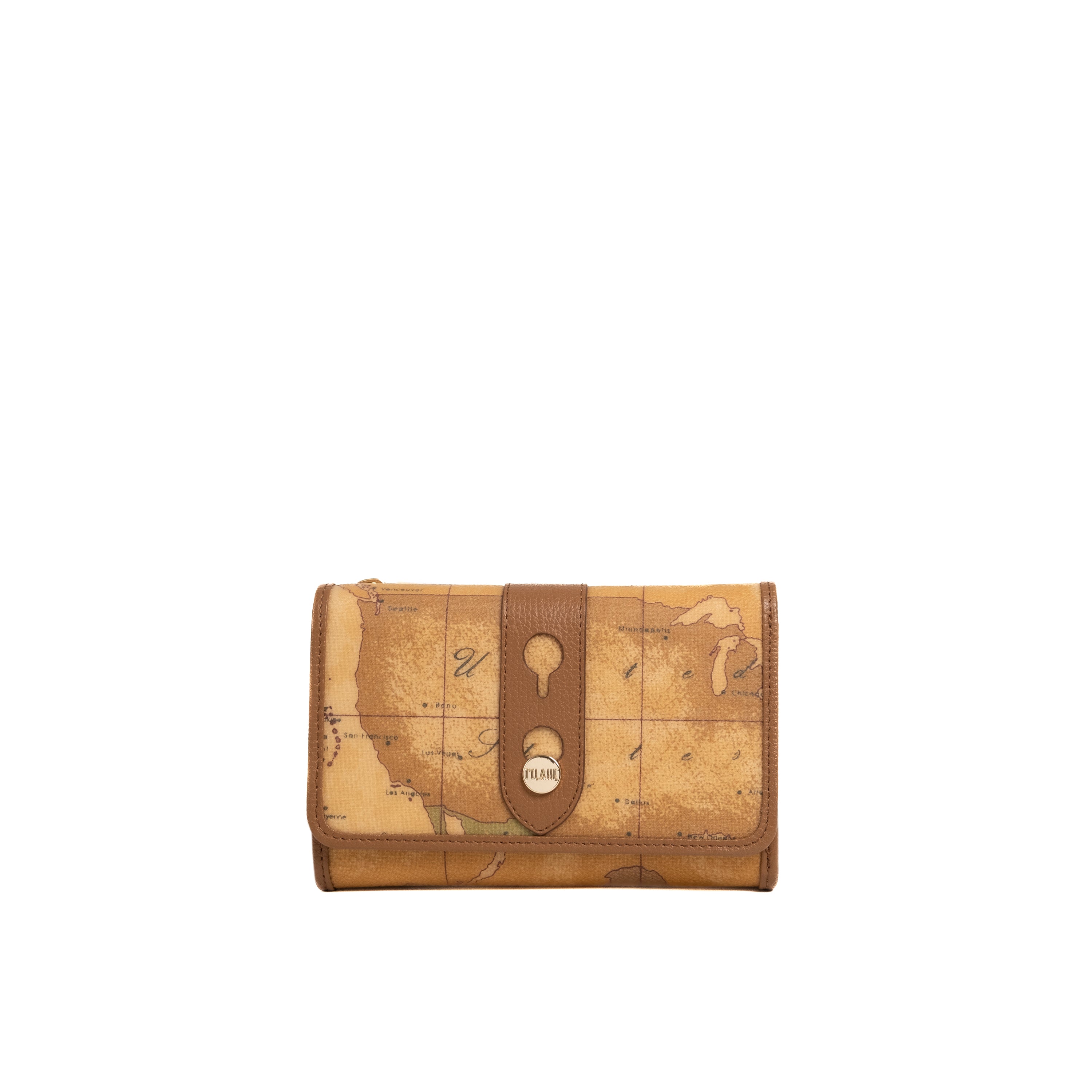 Alviero Martini Prima Classe Portafoglio Bifolder Medio Tabacco