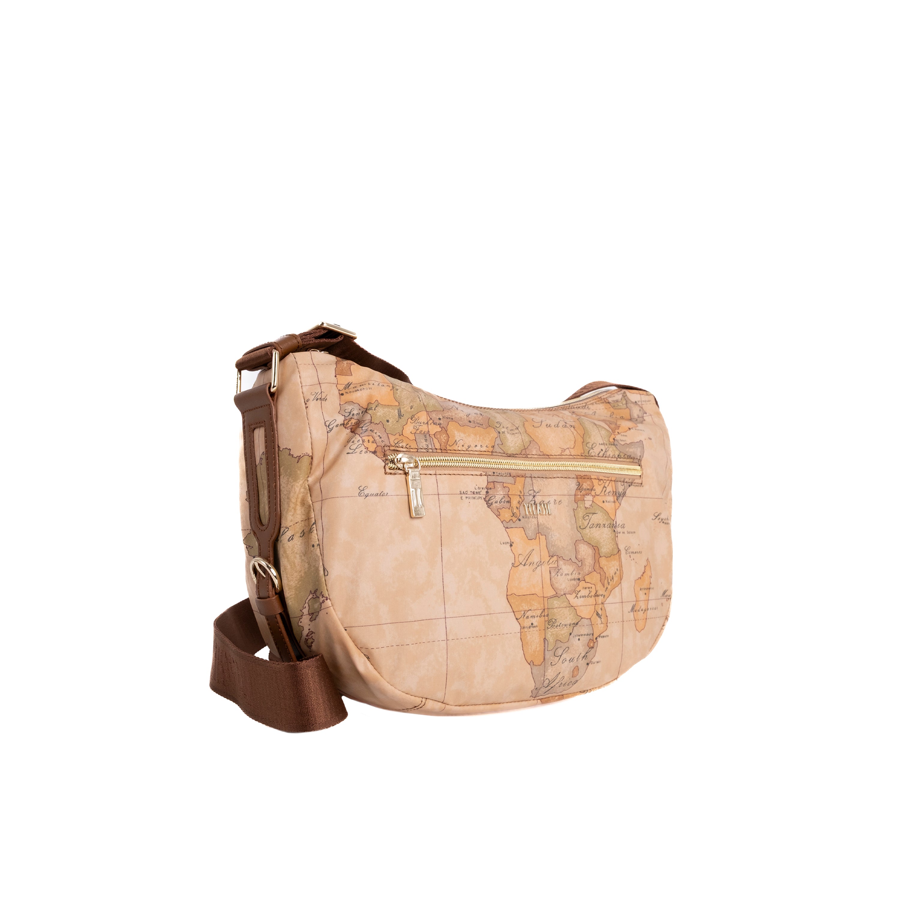 Alviero Martini Prima Classe Tracolla Grande Castagna