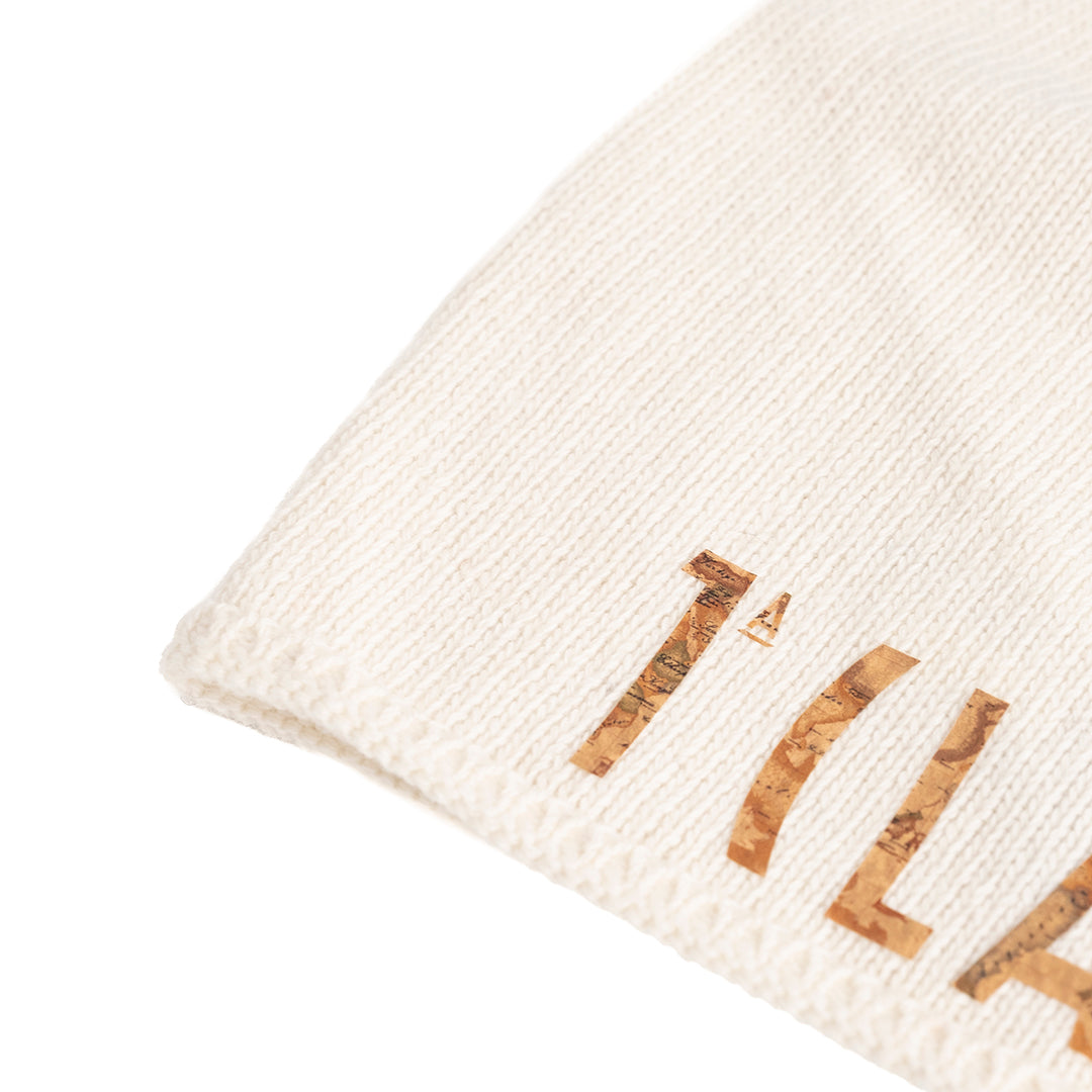 Alviero Martini Prima Classe Berretto Logo Bianco Latte