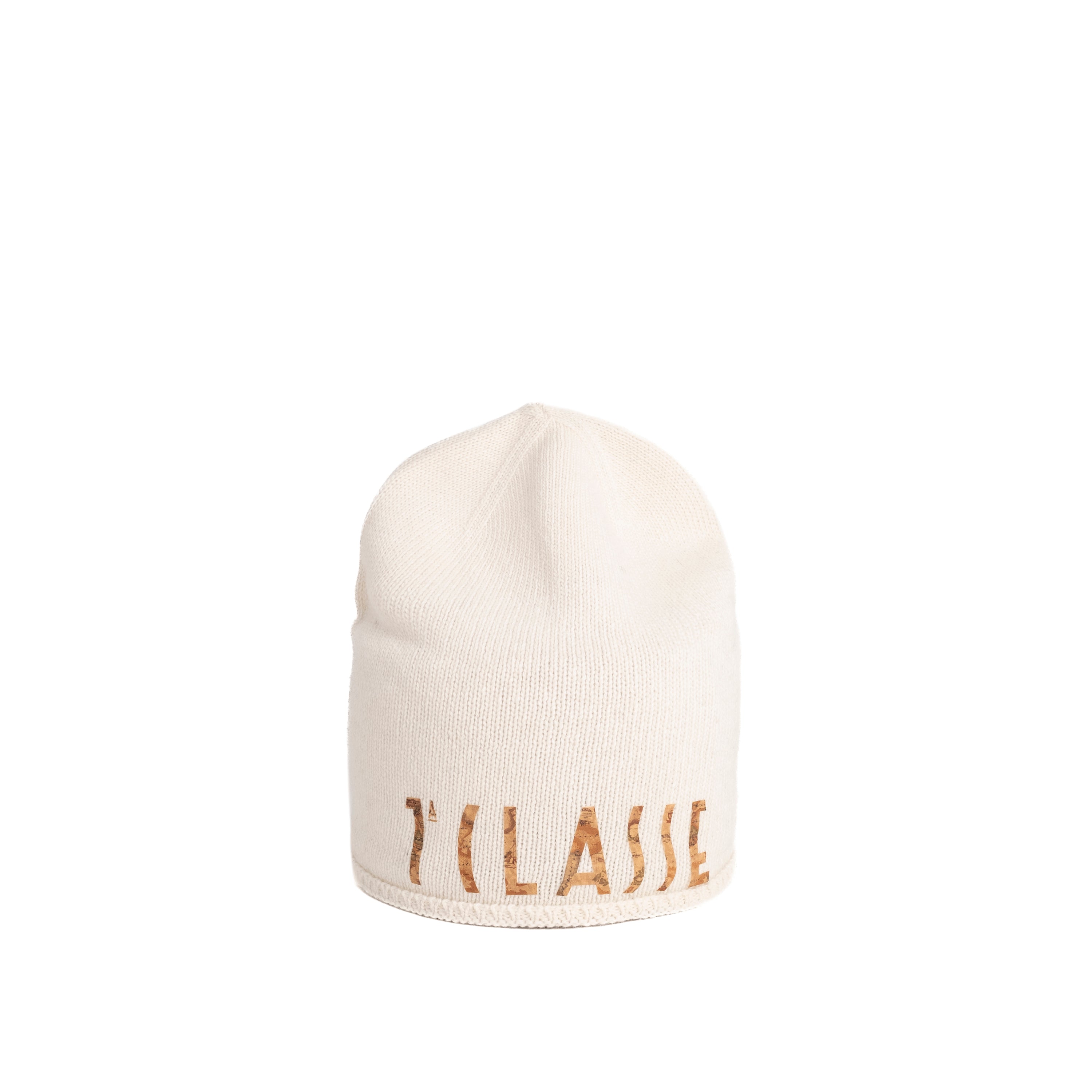 Alviero Martini Prima Classe Berretto Logo Bianco Latte