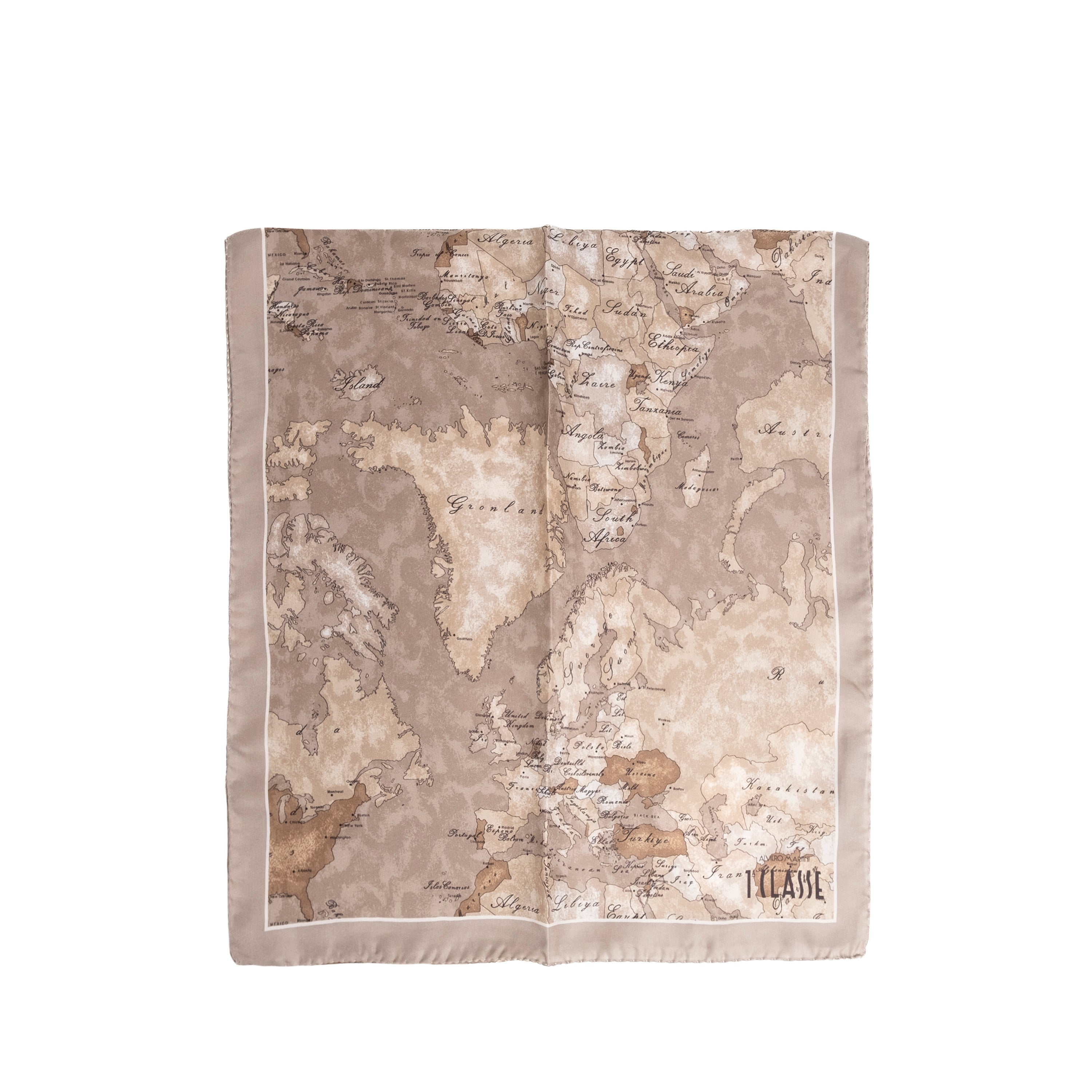 Alviero Martini Prima Classe Foulard Geo (45 x 80 cm) Light Taupe