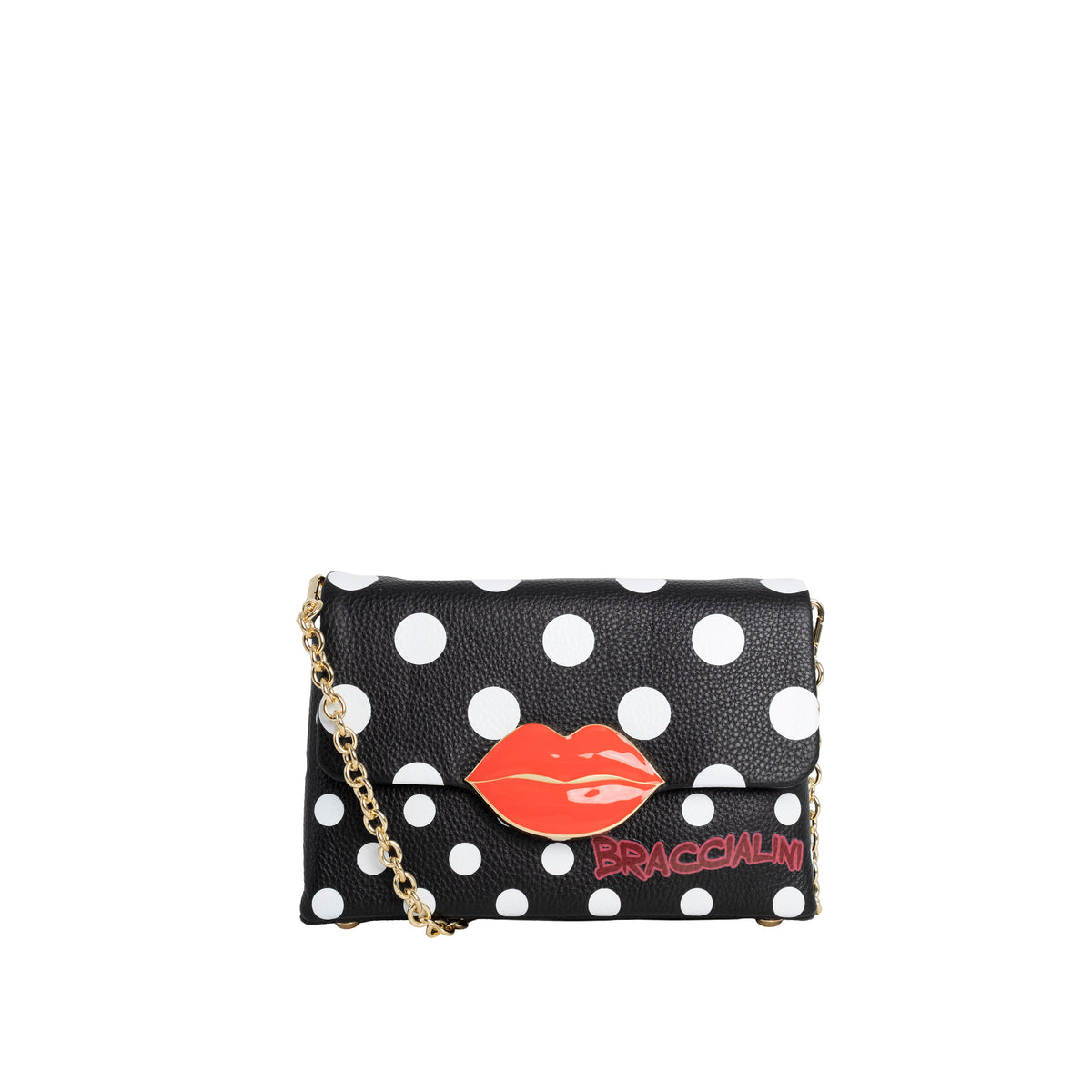 Braccialini Borsa A Tracolla Kiss Nero