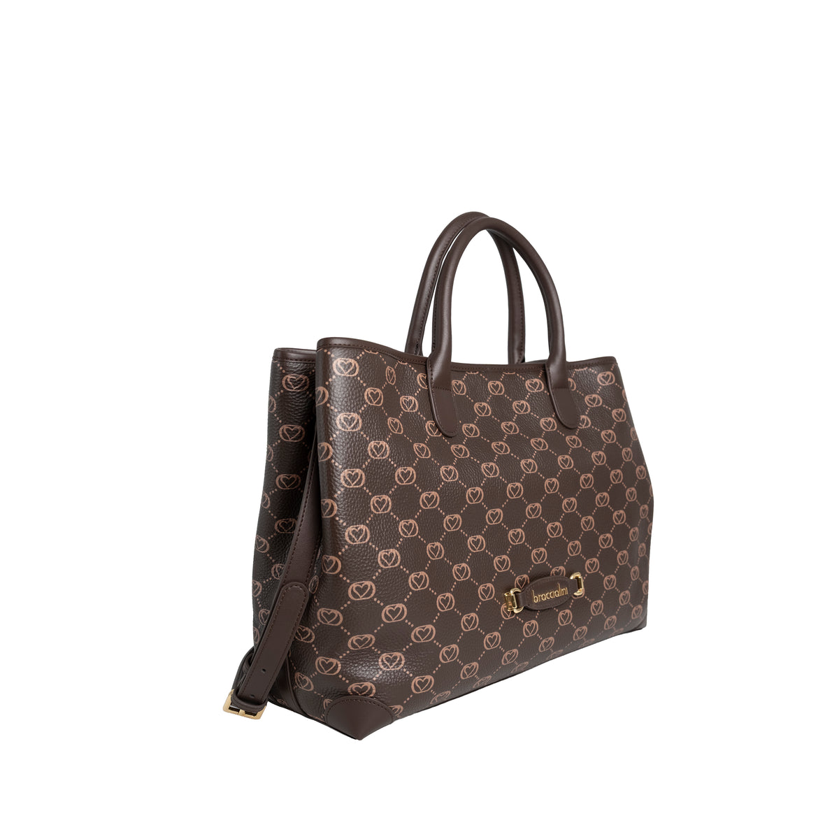 Braccialini Borsa Donna Piccola Monogram Marrone