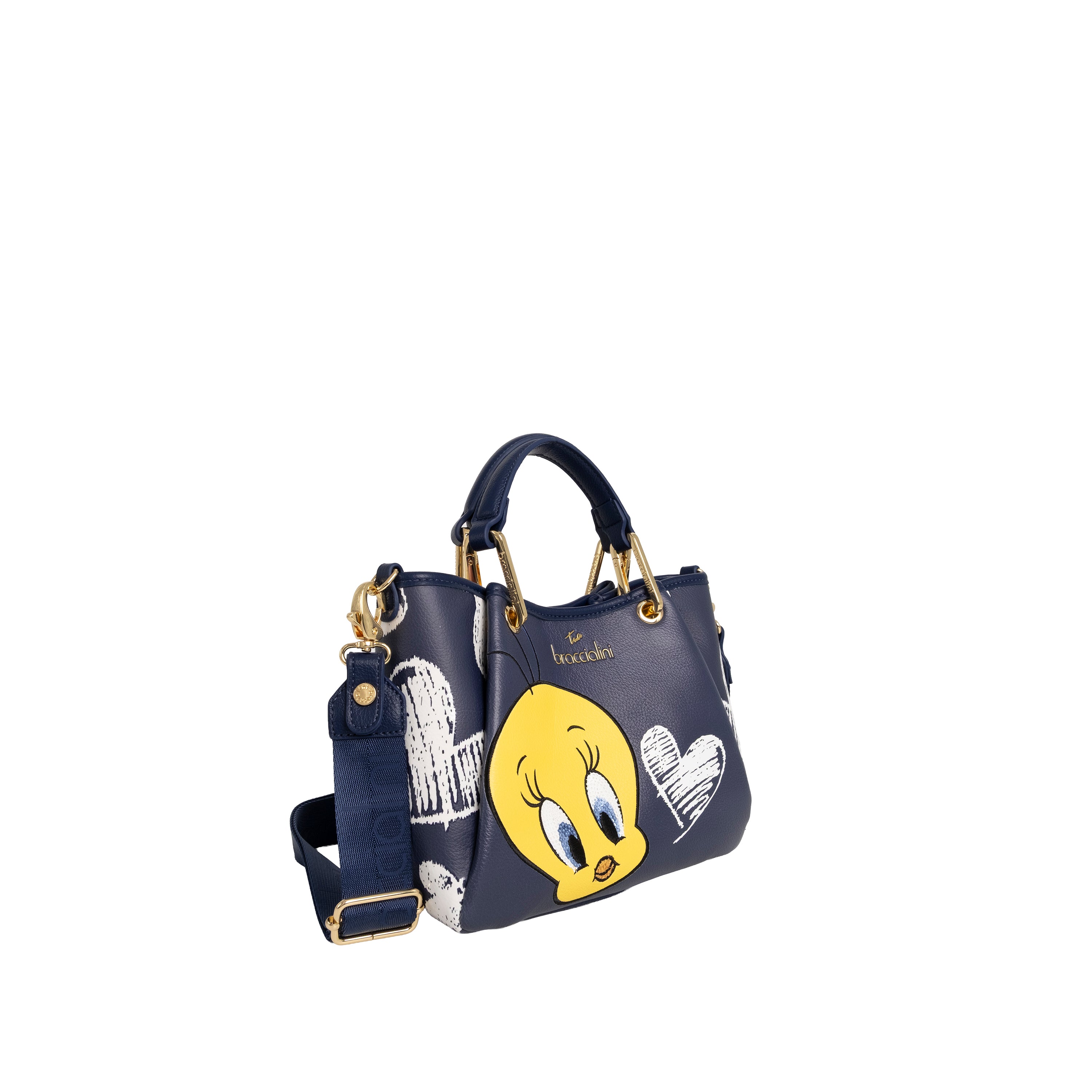 Braccialini Borsa a Mano Amy Lt Blu