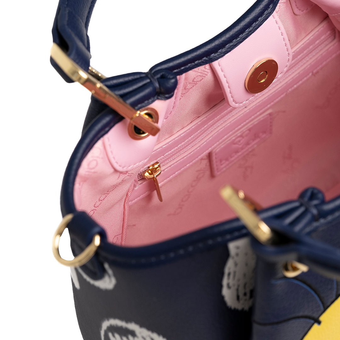 Braccialini Borsa a Mano Amy Lt Blu