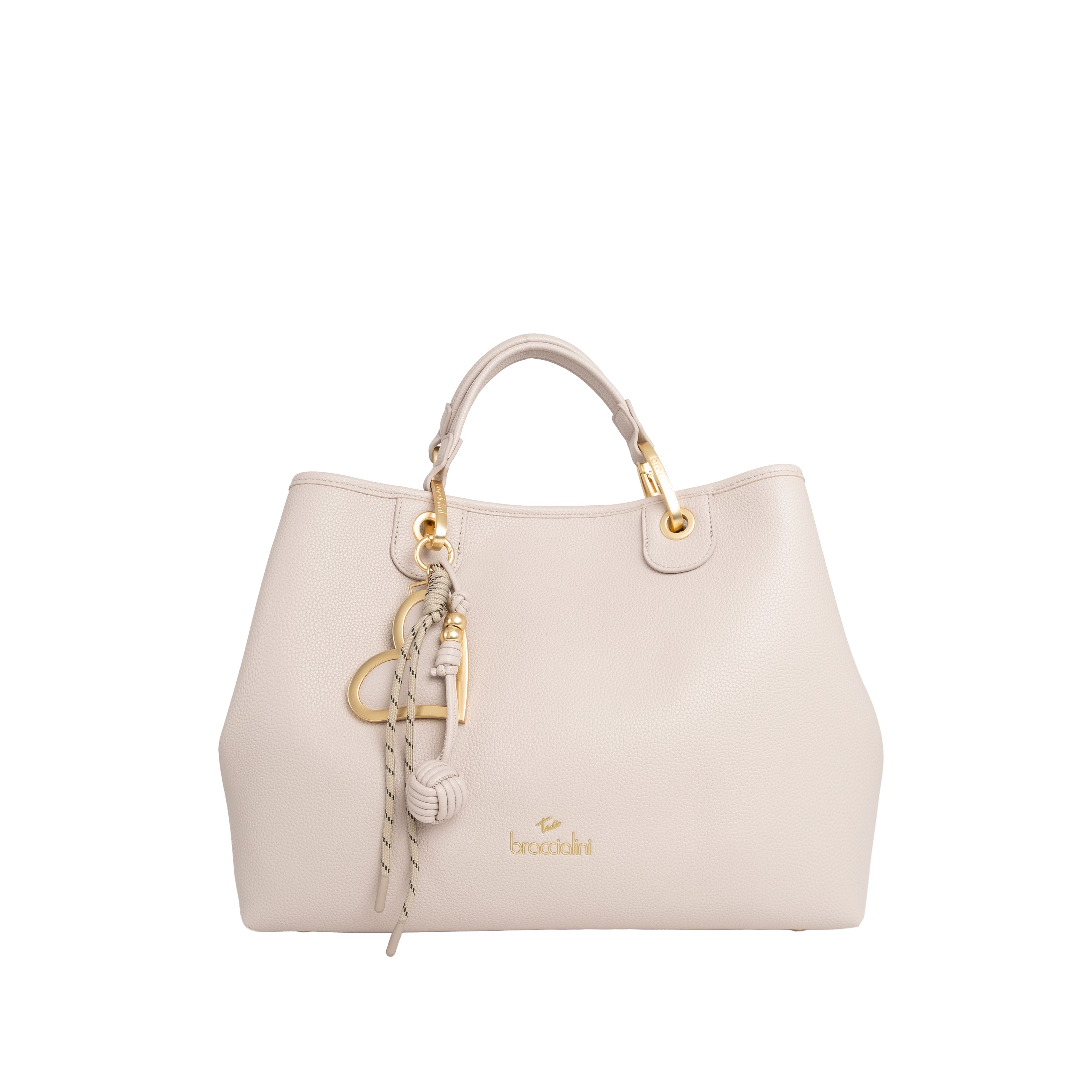 Braccialini Borsa a Mano Beth Grigio