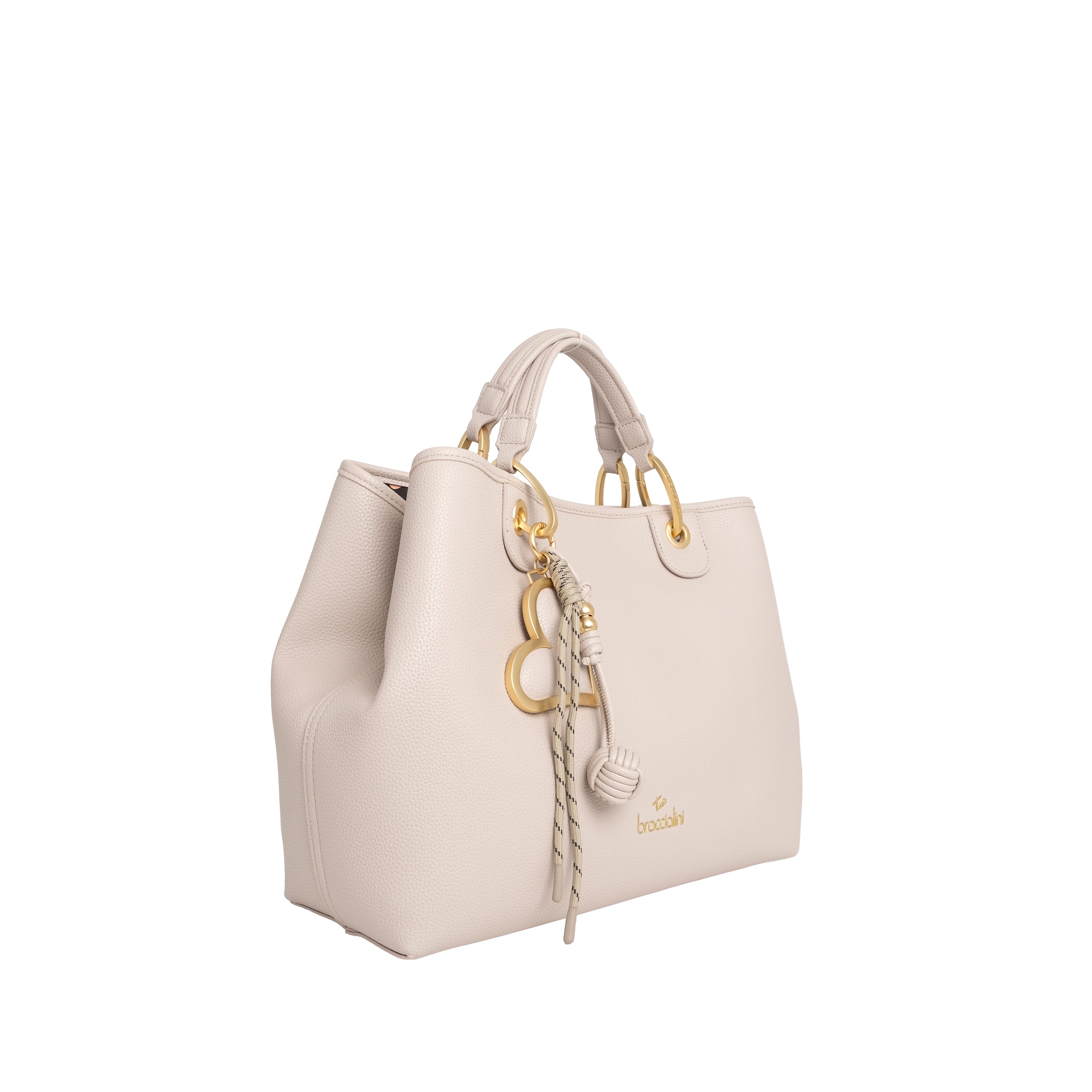 Braccialini Borsa a Mano Beth Grigio