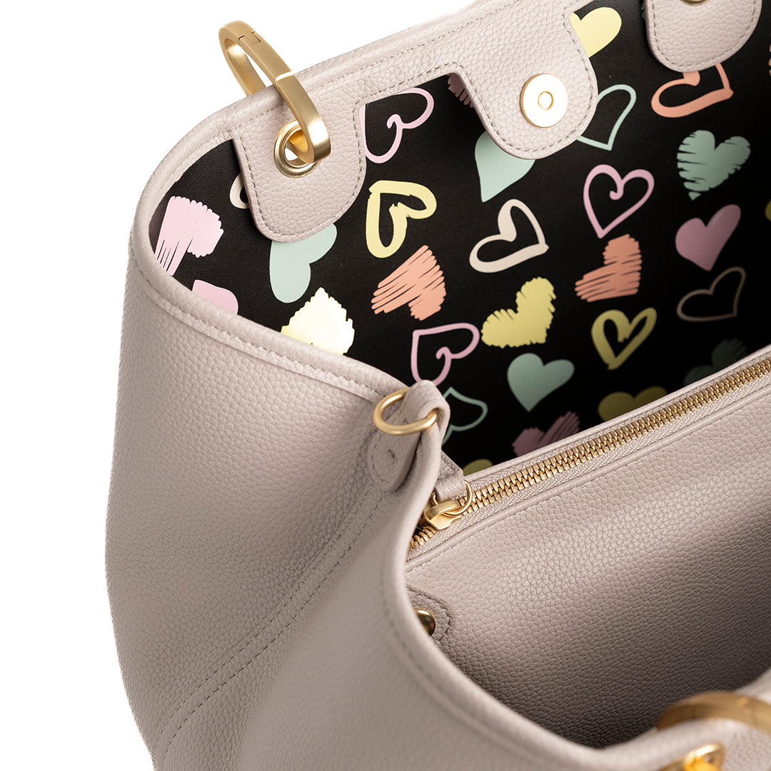 Braccialini Borsa a Mano Beth Grigio