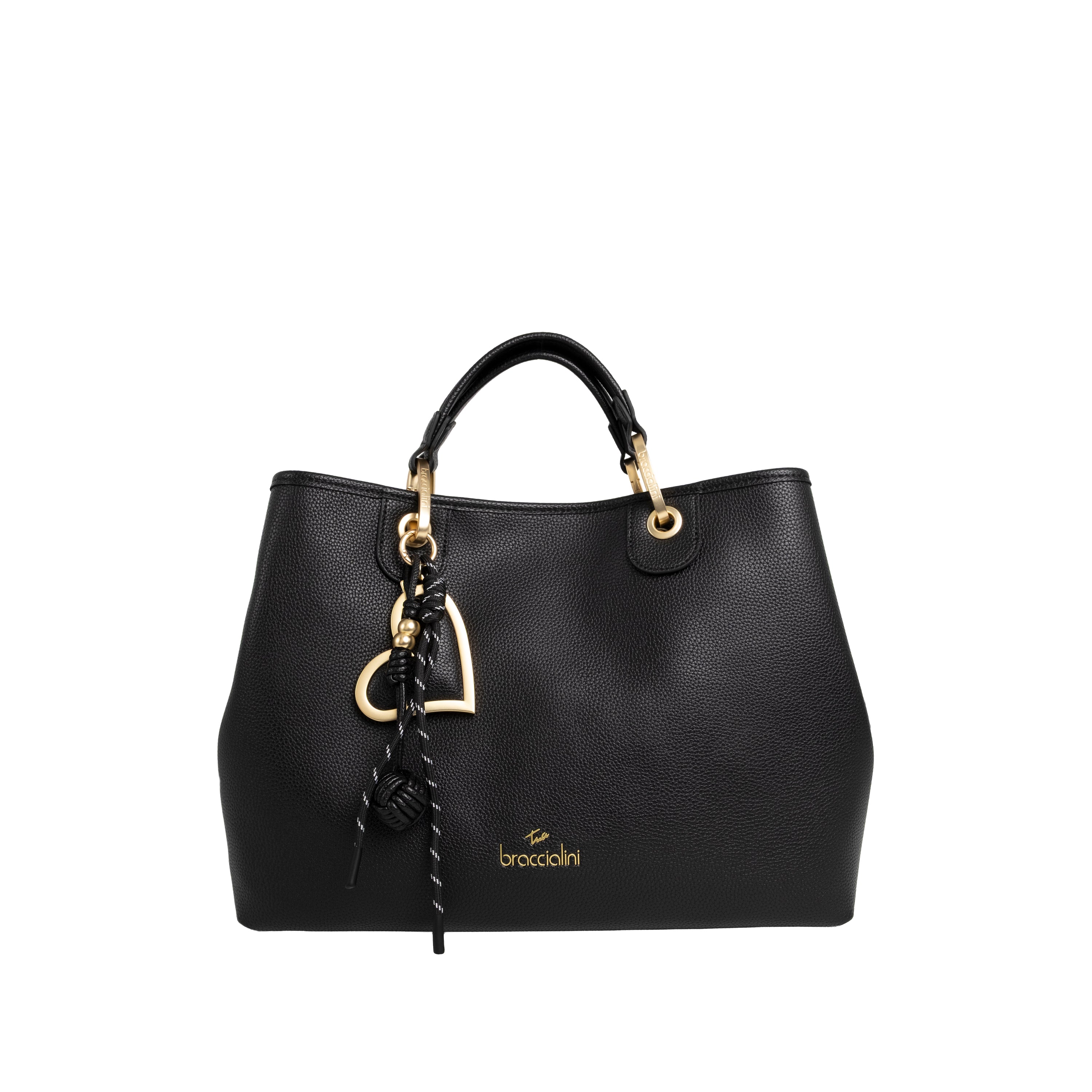 Braccialini Borsa a Mano Beth Nero