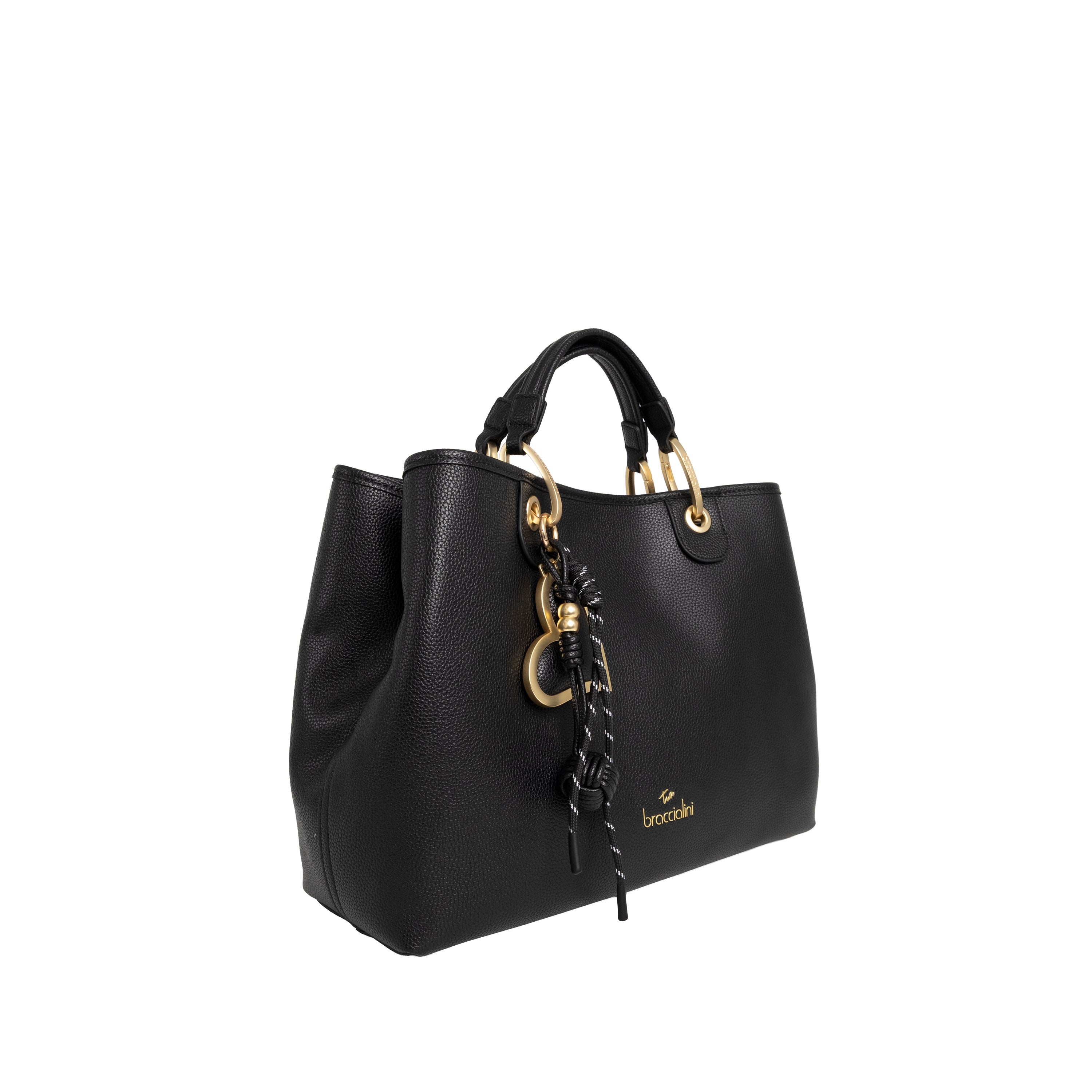 Braccialini Borsa a Mano Beth Nero