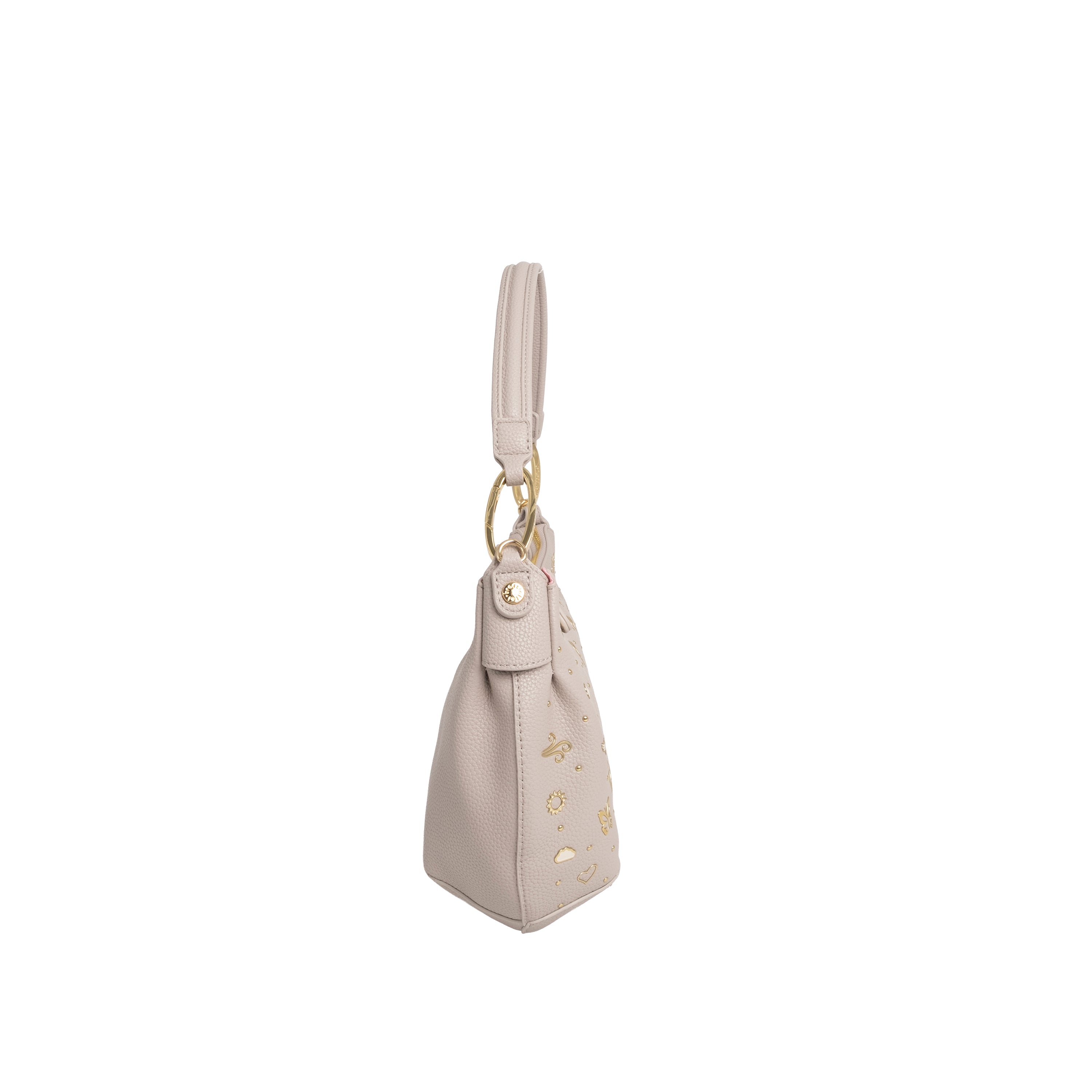 Braccialini Borsa a Spalla Beth Strass Grigio