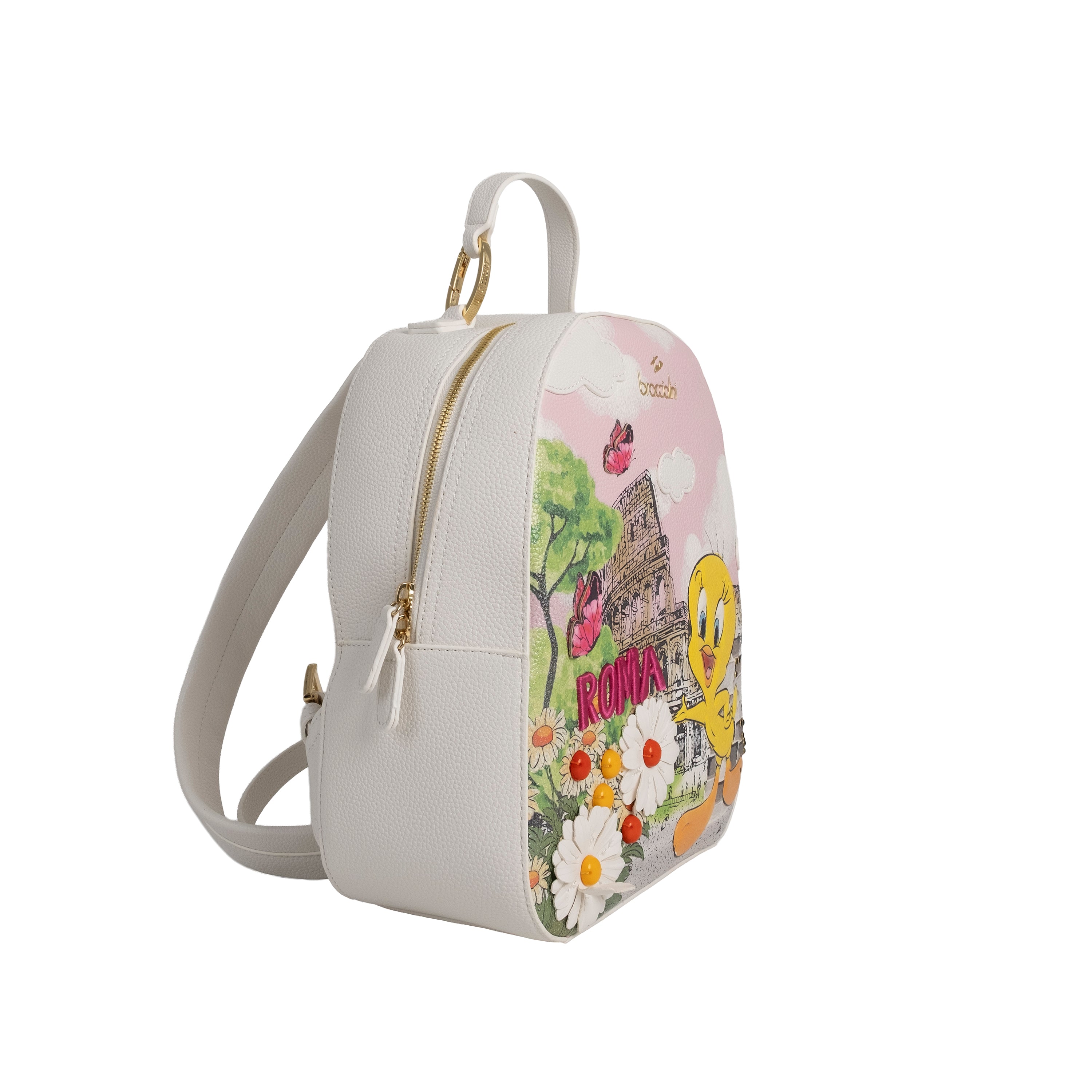 Braccialini Zaino Cartoline Lt Multicolore Roma