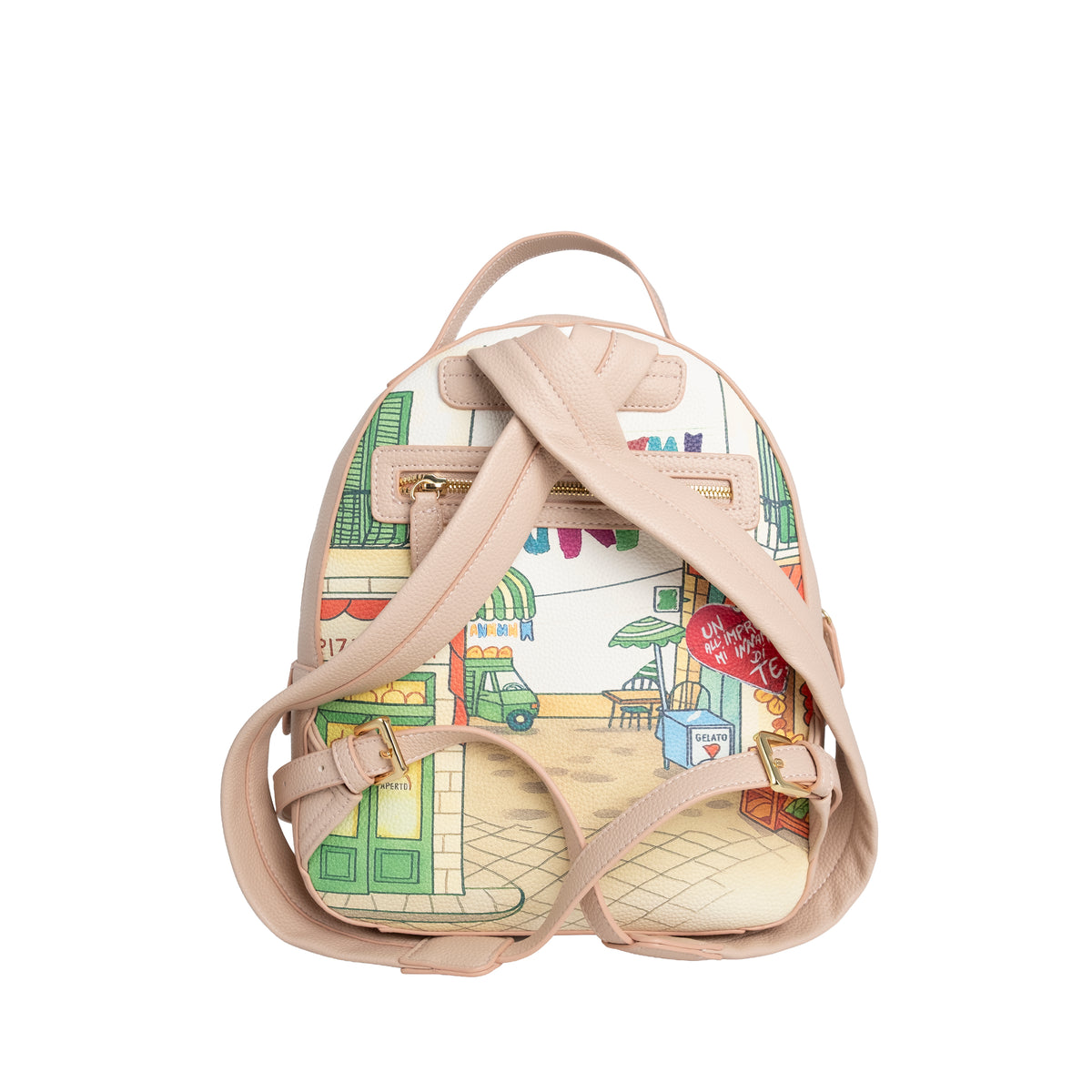 Braccialini Zaino Cartoline Multicolor Napoli
