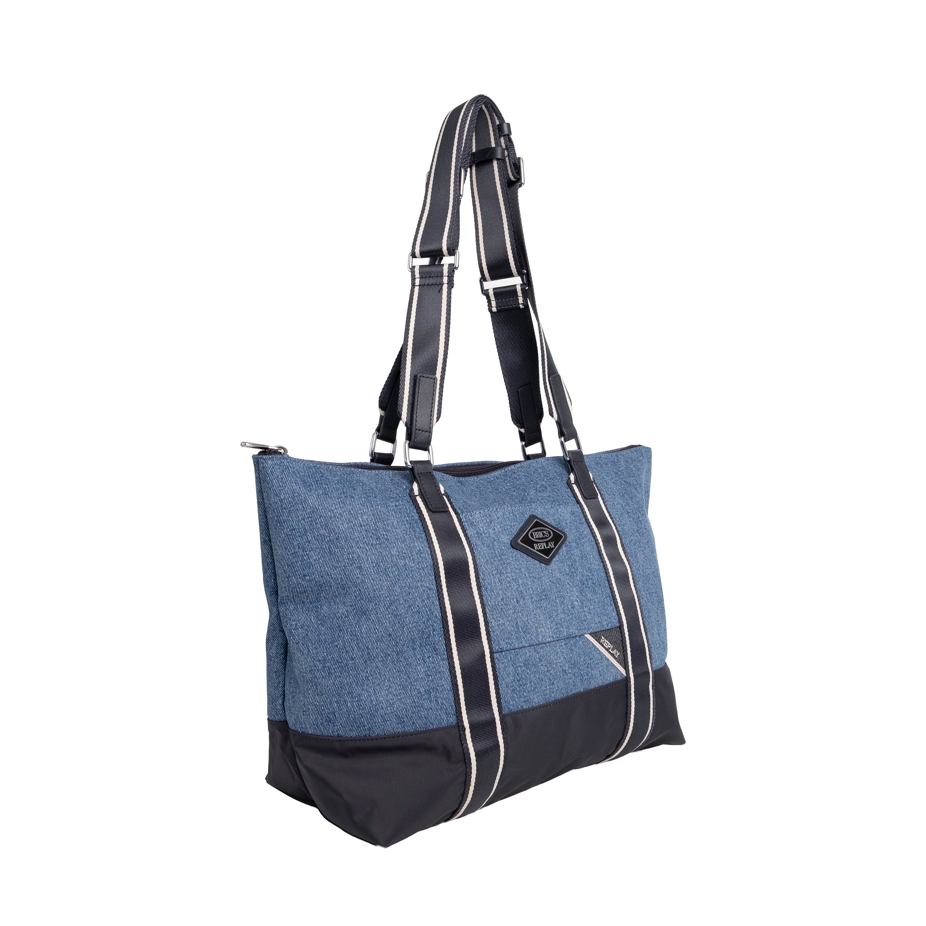 Bric's Replay Borsa Shopping L Denim