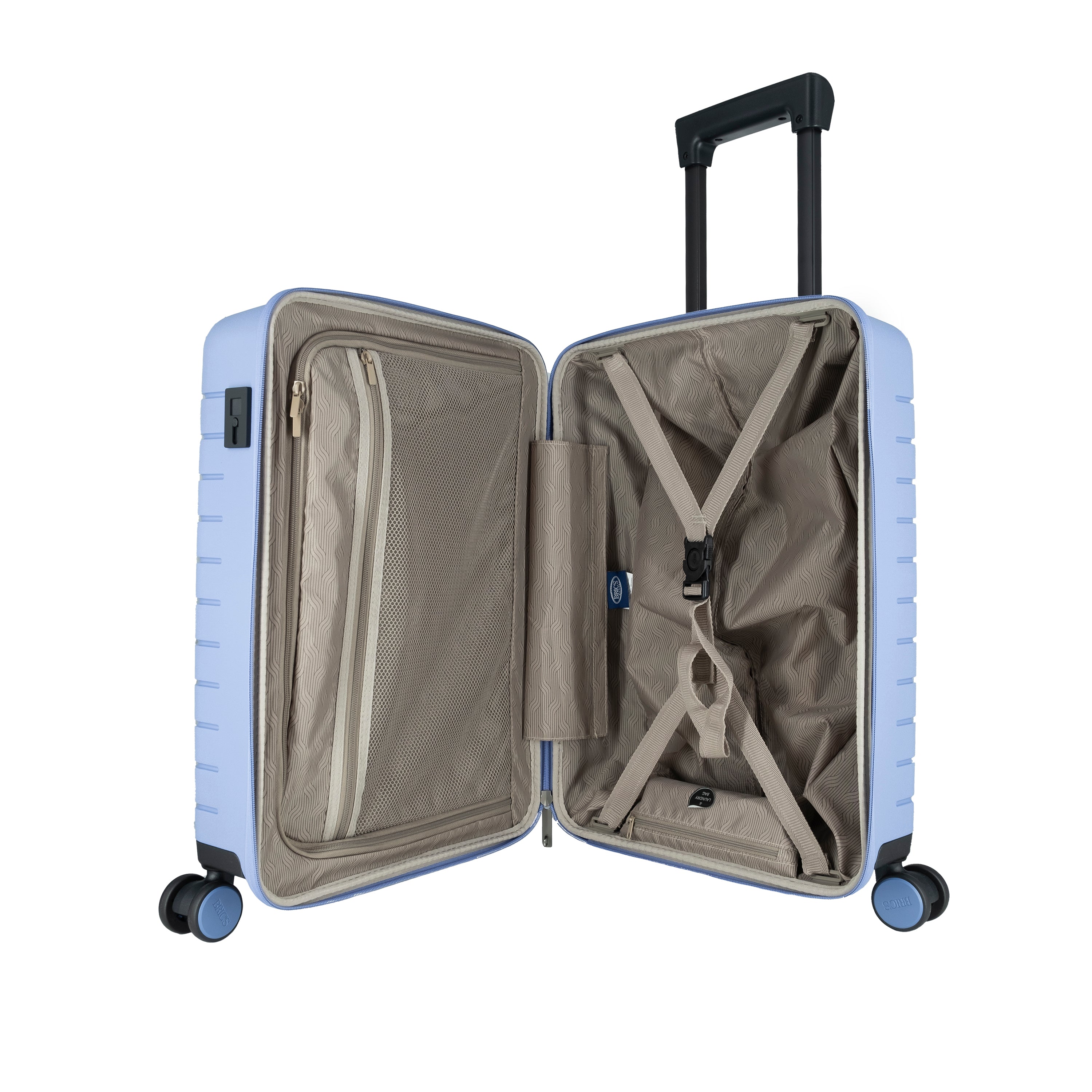 Bric's Trolley Ulisse Espandibile Grigio Blu (37x55x23/27cm)
