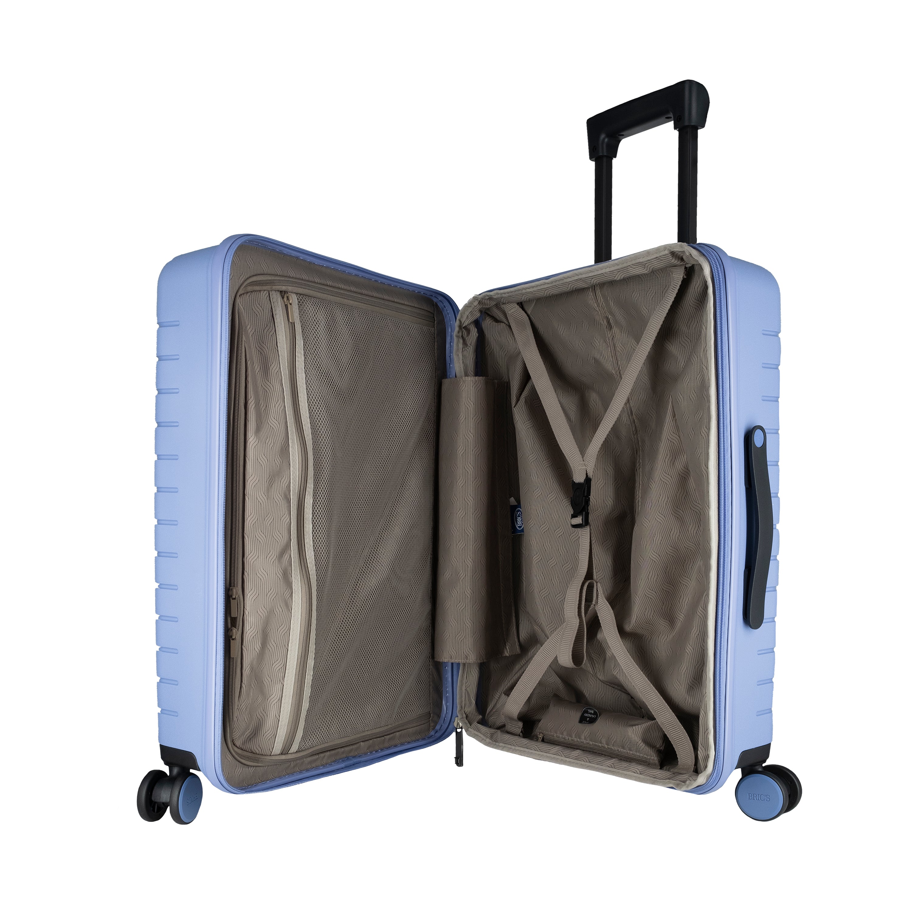Bric's Ulisse Trolley 65 cm. Mittelgroß, erweiterbar, Graublau (43 x 65 x 26 cm)