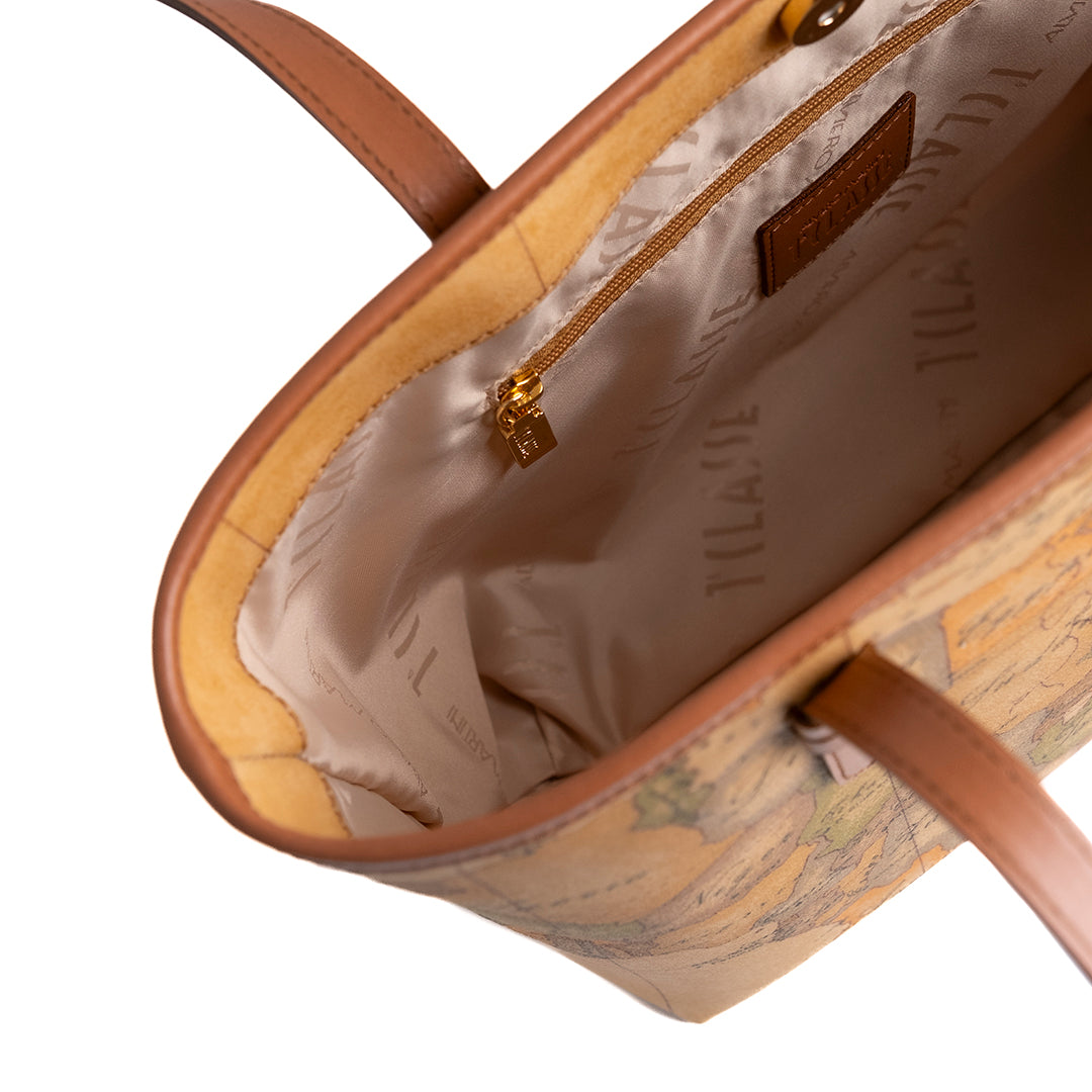 Alviero Martini 1st Class Geo Map Shopping Bag