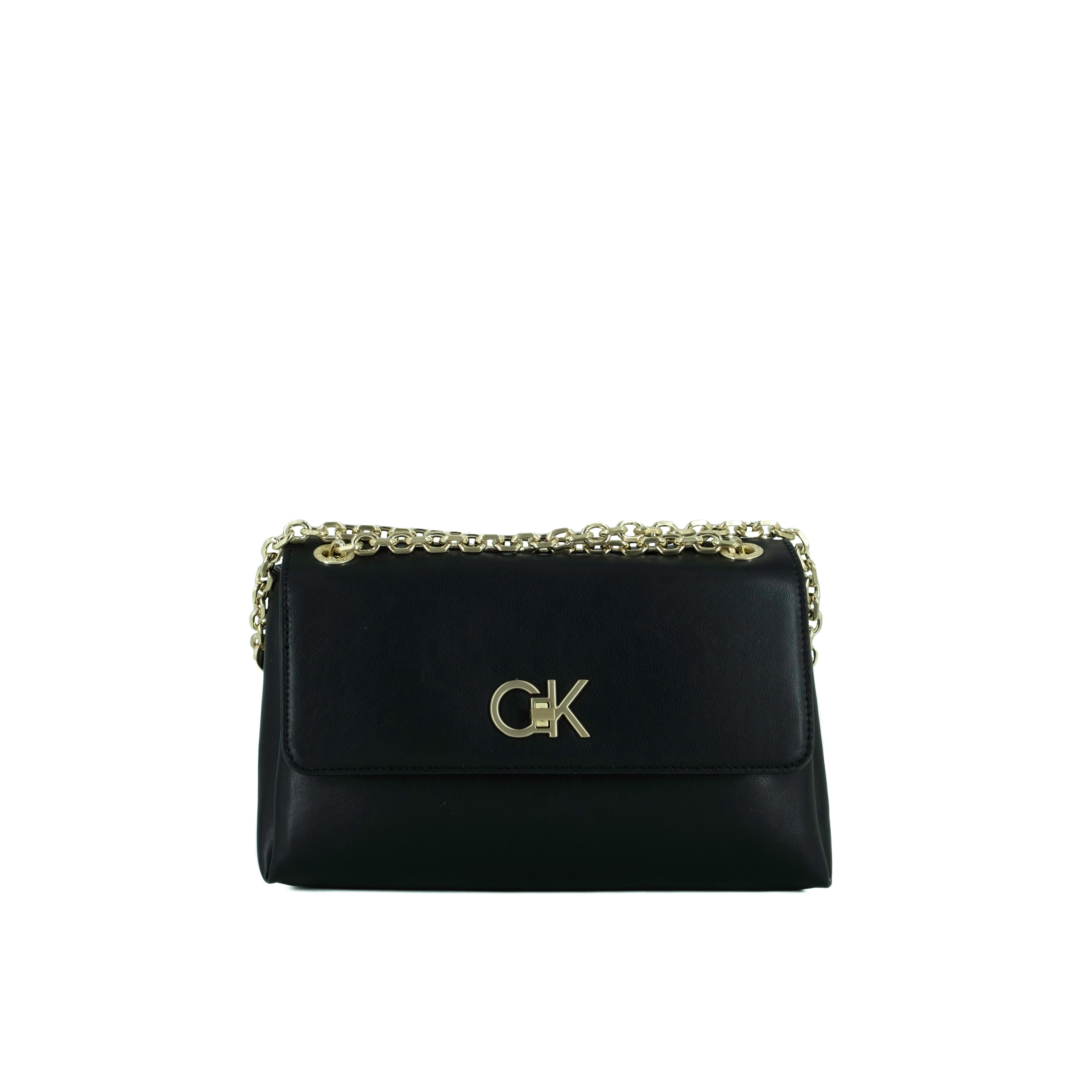Calvin Klein Borsa Tracollina Re-Lock Nero